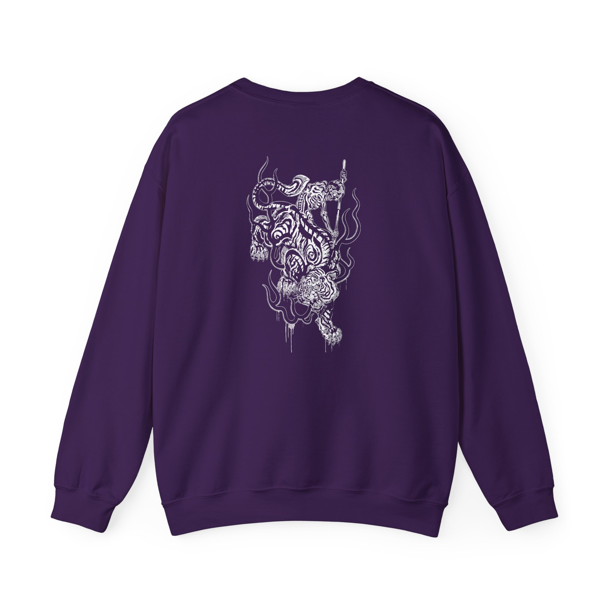 Malevolence Tiger Unisex Heavy Blend Crewneck Sweatshirt