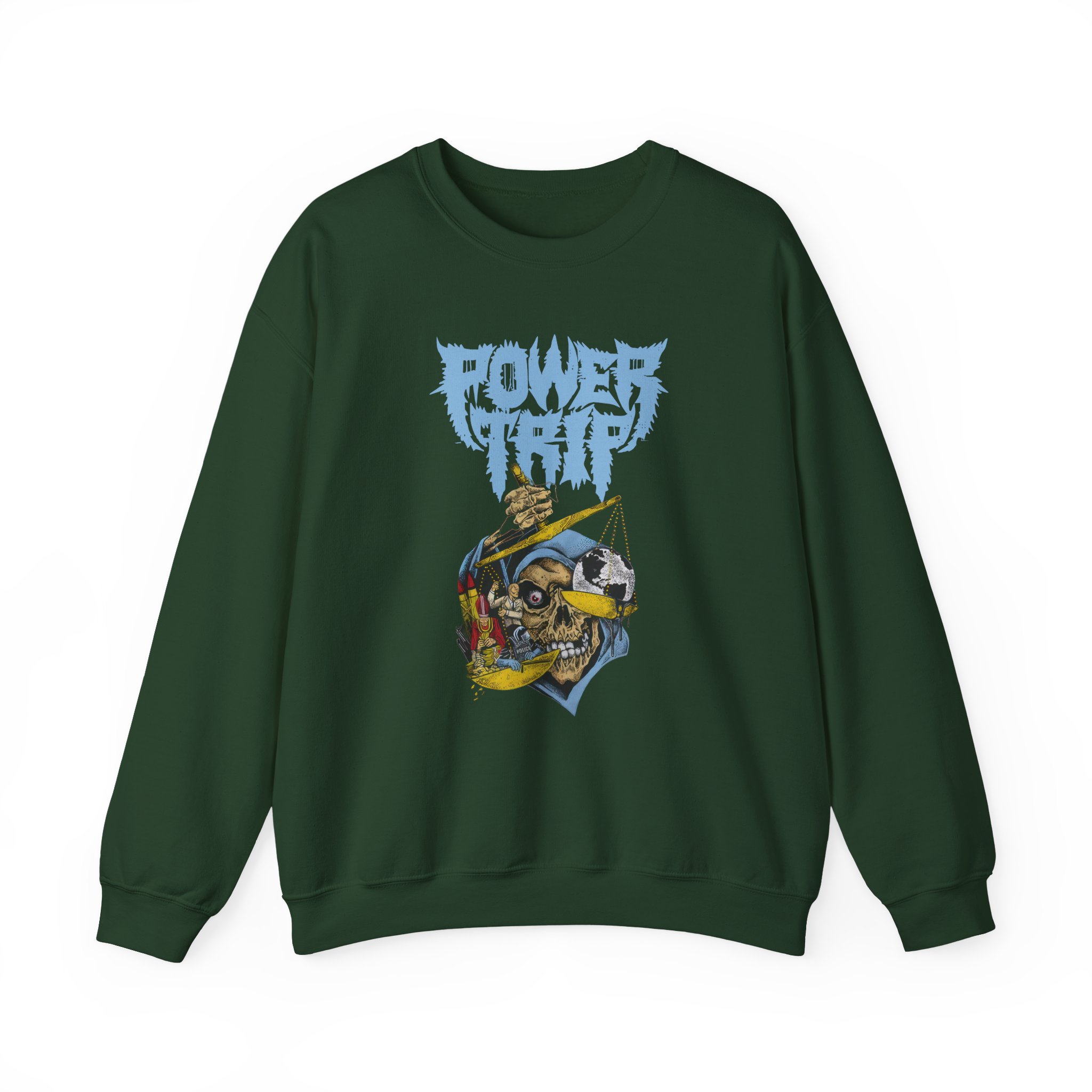 Power Trip Scale Unisex Heavy Blendâ„¢ Crewneck Sweatshirt