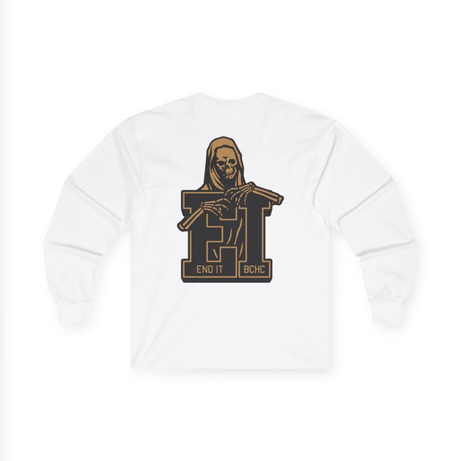 End It Bchc Reaper Emblem Unisex Ultra Cotton Long Sleeve Tee