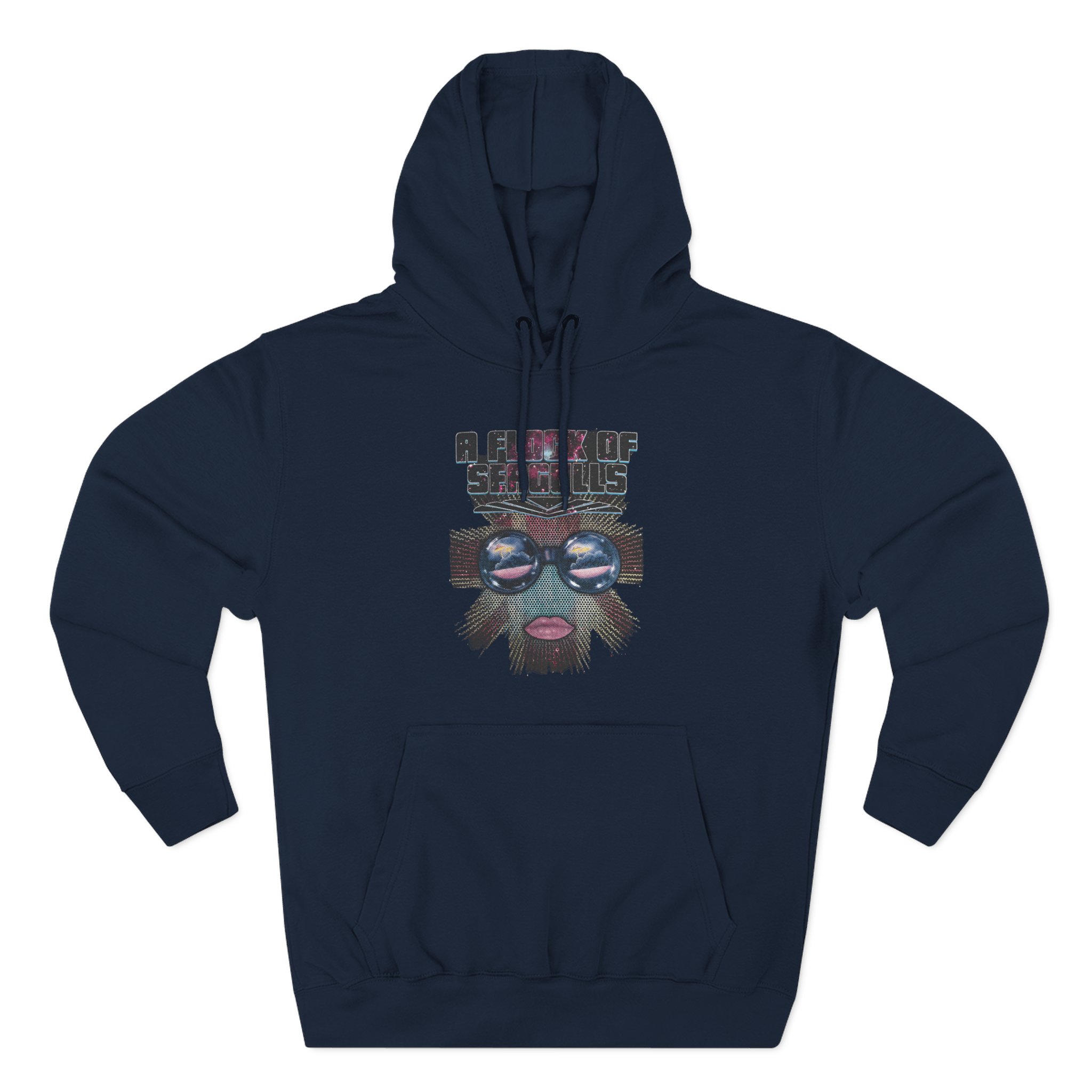 A Flock of Seagulls Galaxy Three-Panel Fleece Hoodie