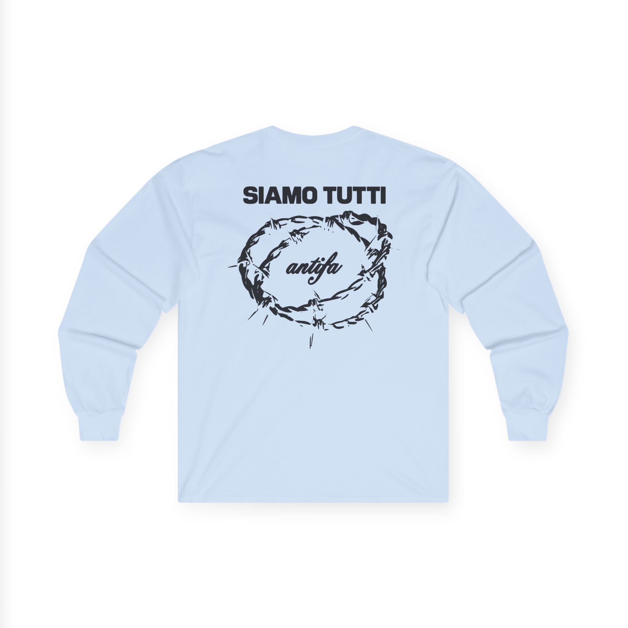 Disarstar Siamo Tutti Antifa Unisex Ultra Cotton Long Sleeve Tee