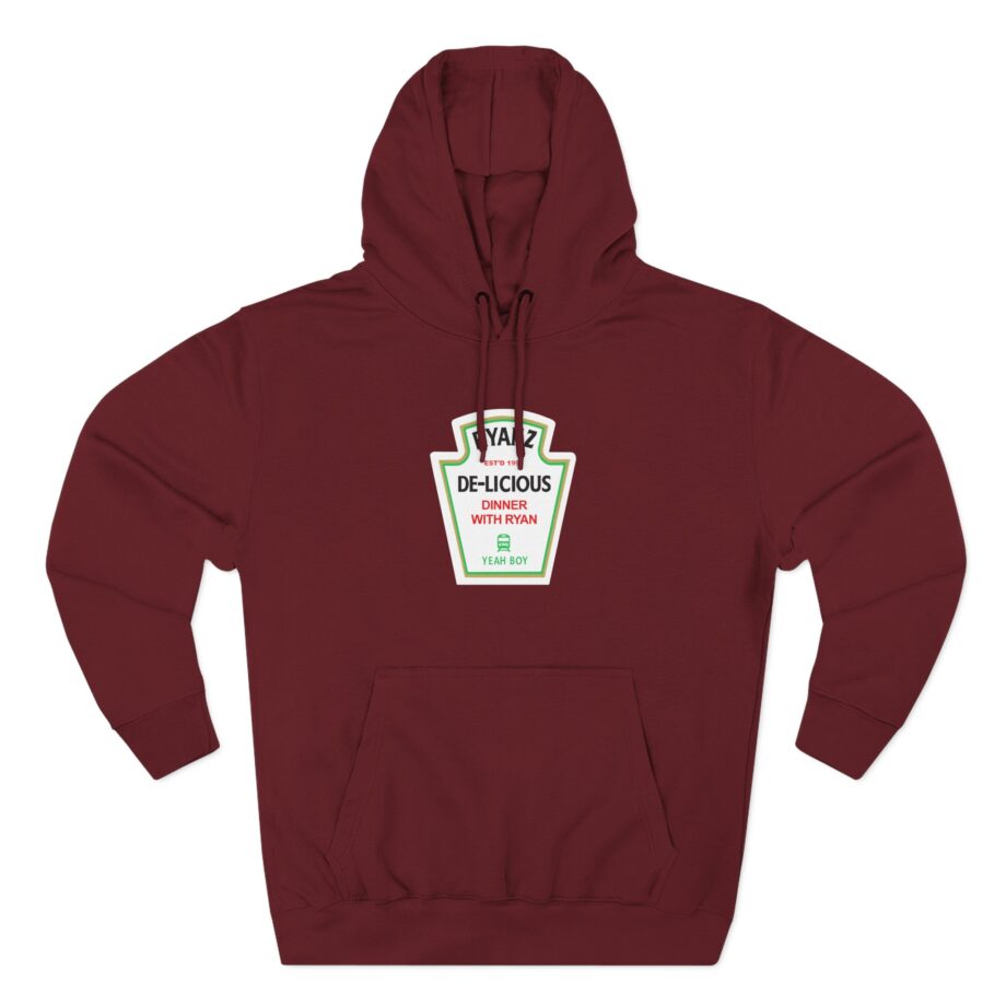 Ryan Windridge De-lecious Dinner Three-Panel Fleece Hoodie