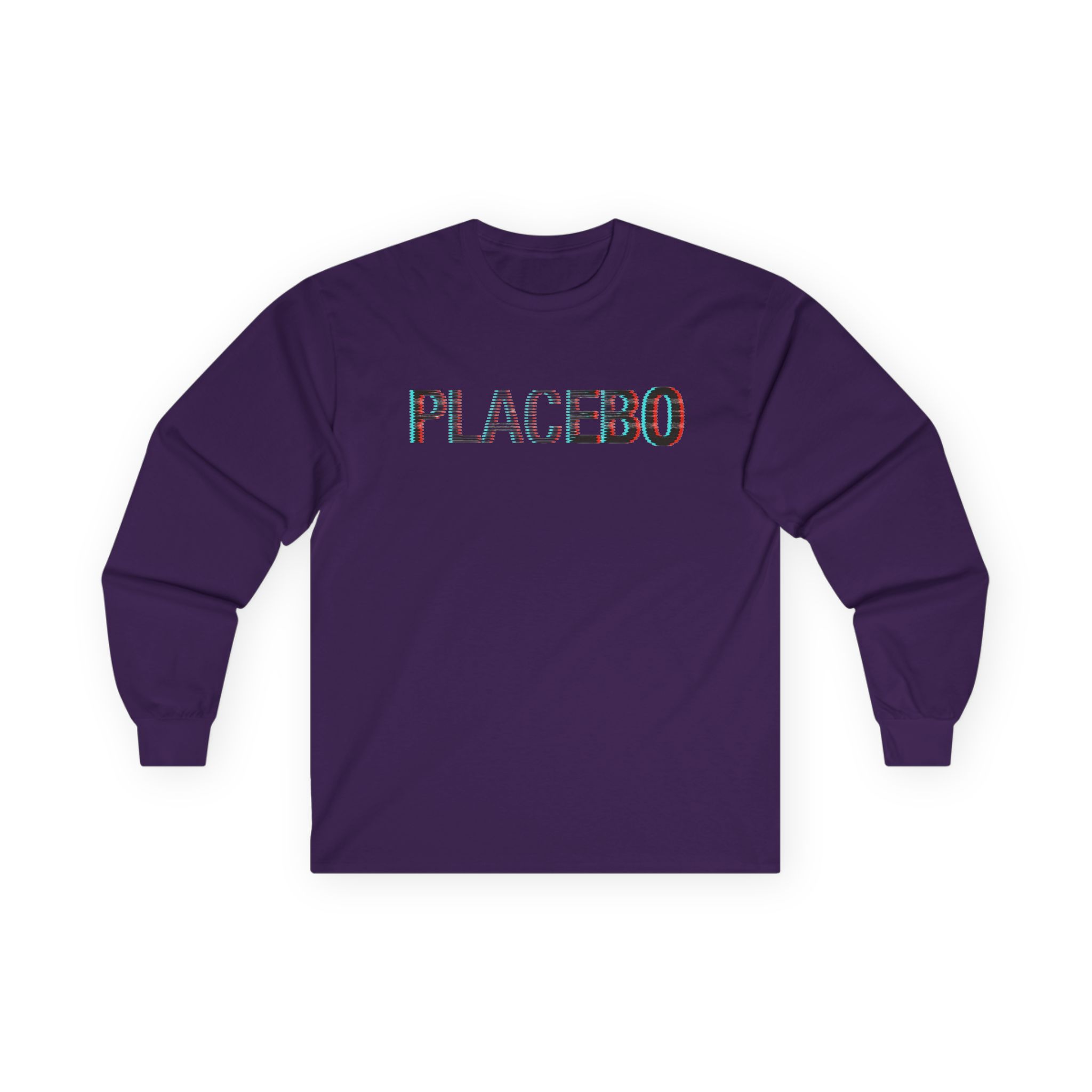 Placebo Glitch Logo Unisex Ultra Cotton Long Sleeve Tee