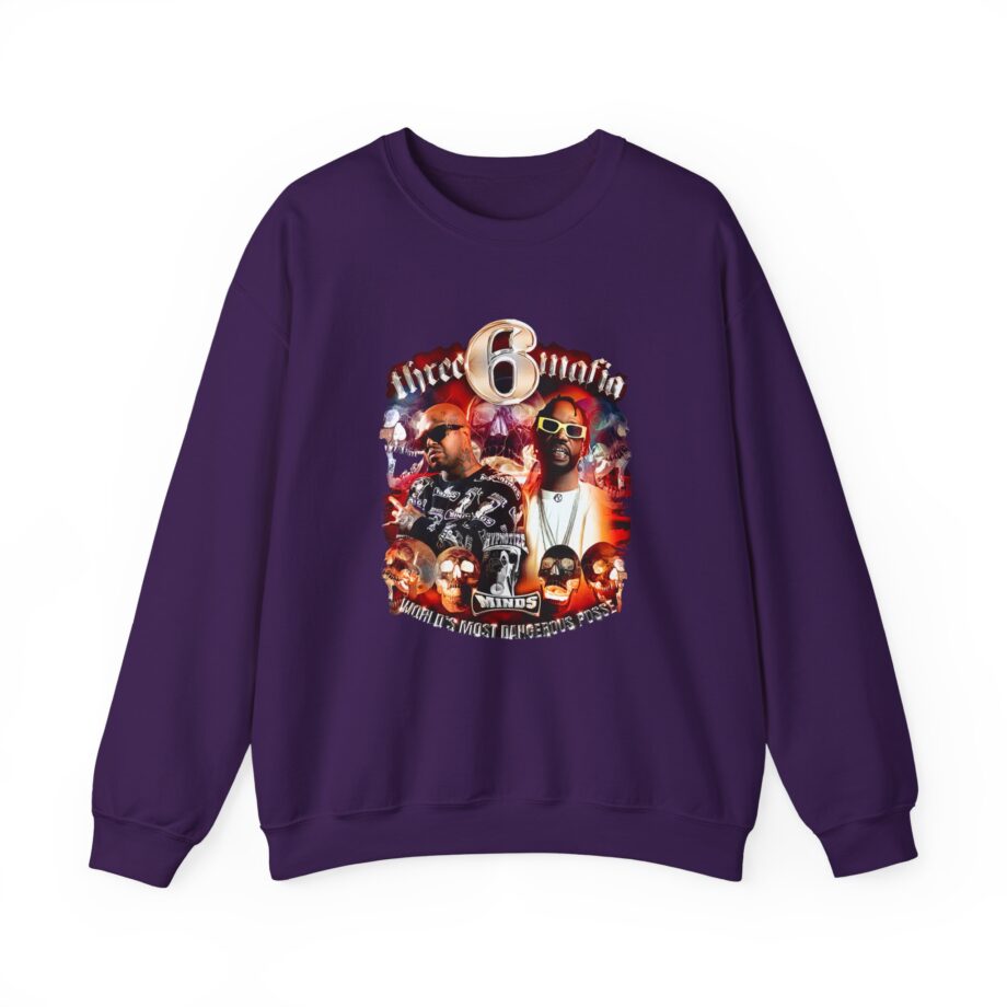 Three 6 Mafia Side 2 Side Unisex Heavy Blend™ Crewneck Sweatshirt