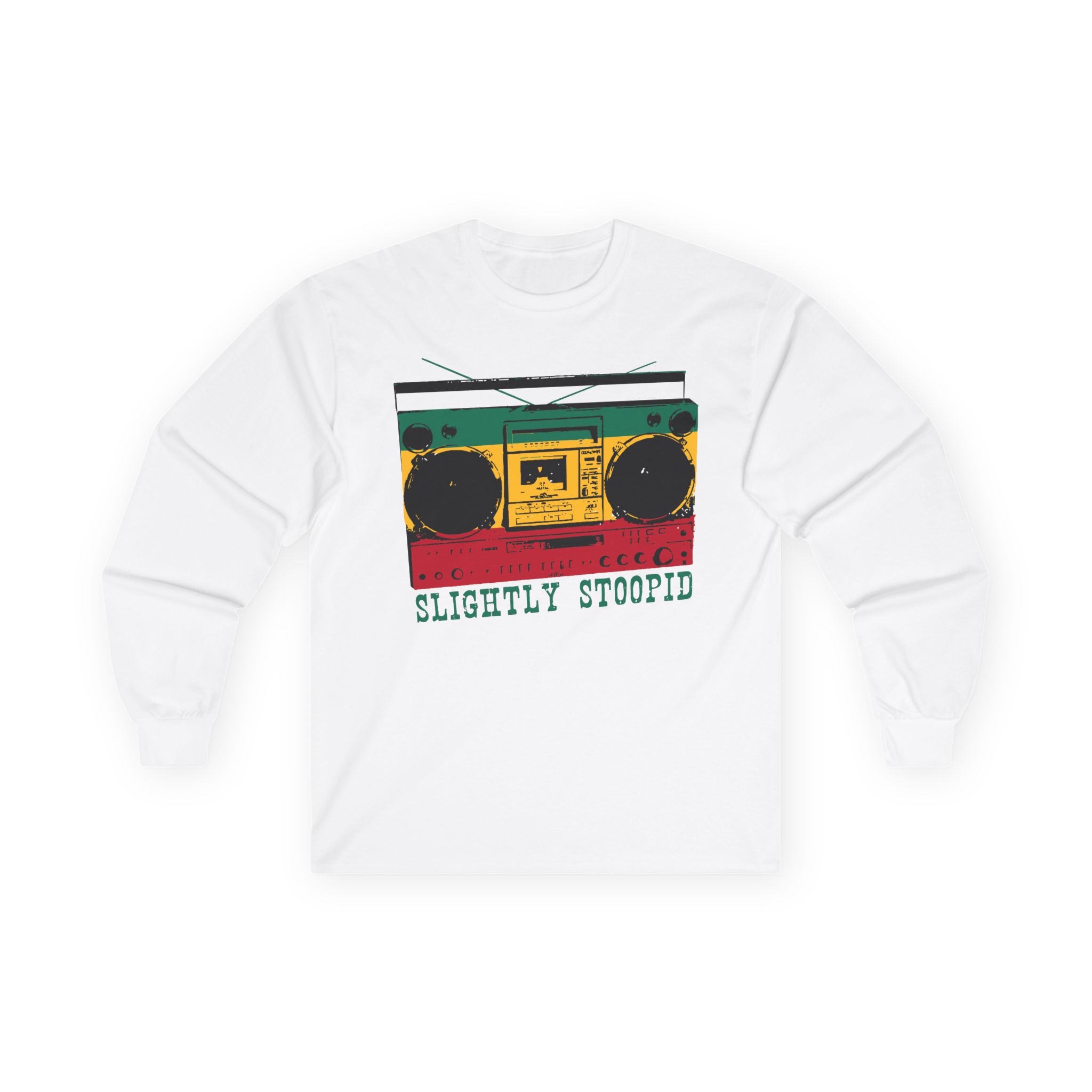 Slightly Stoopid Ghetto Blaster Raglan Unisex Ultra Cotton Long Sleeve Tee