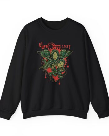 A Life Once Lost Angel Unisex Heavy Blend™ Crewneck Sweatshirt