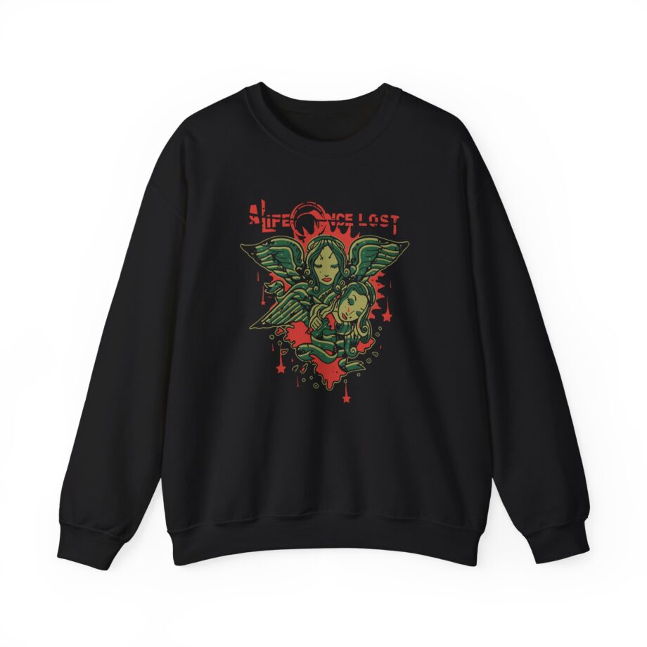 A Life Once Lost Angel Unisex Heavy Blend™ Crewneck Sweatshirt