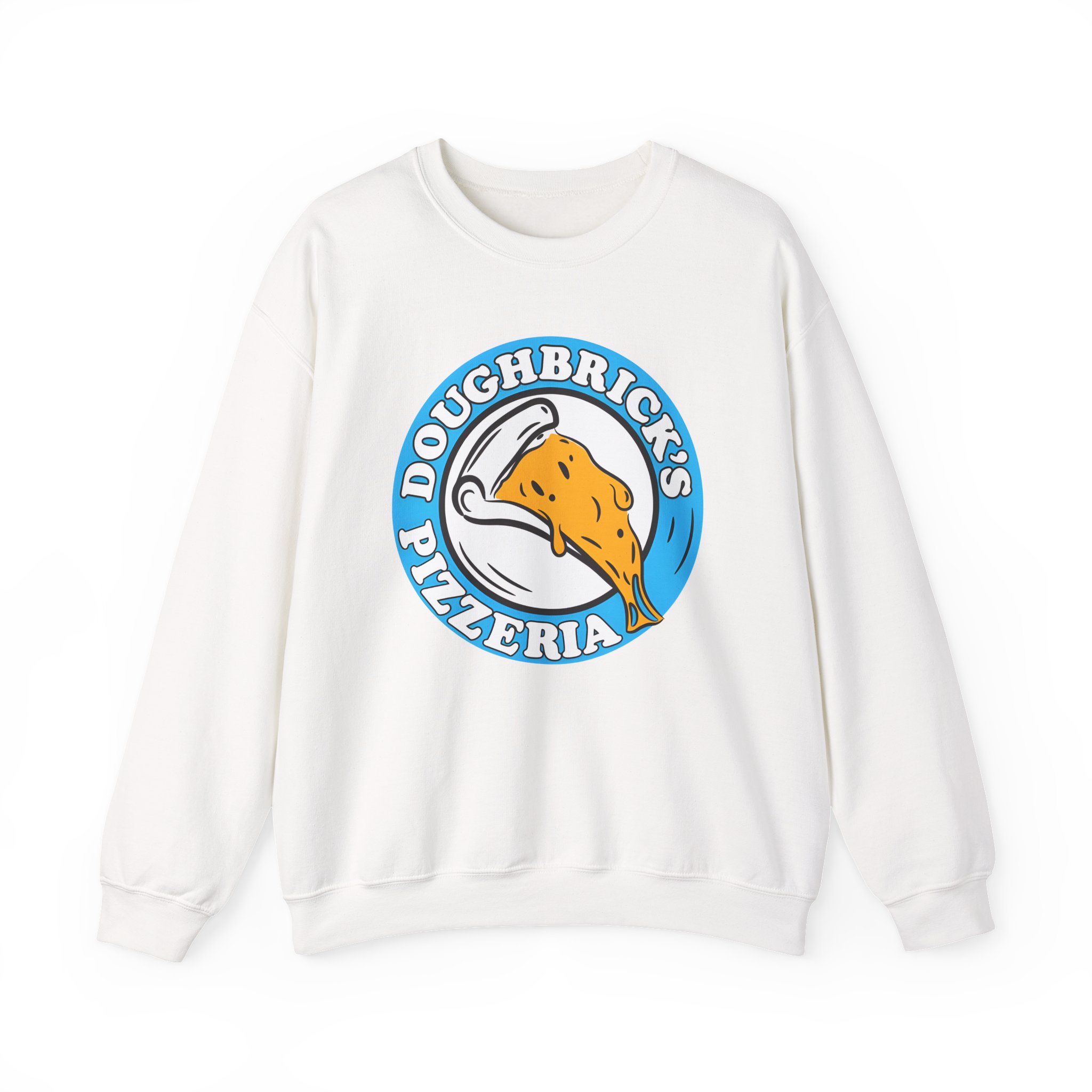 David Dobrik Doughbriks Pizza Unisex Heavy Blendâ„¢ Crewneck Sweatshirt