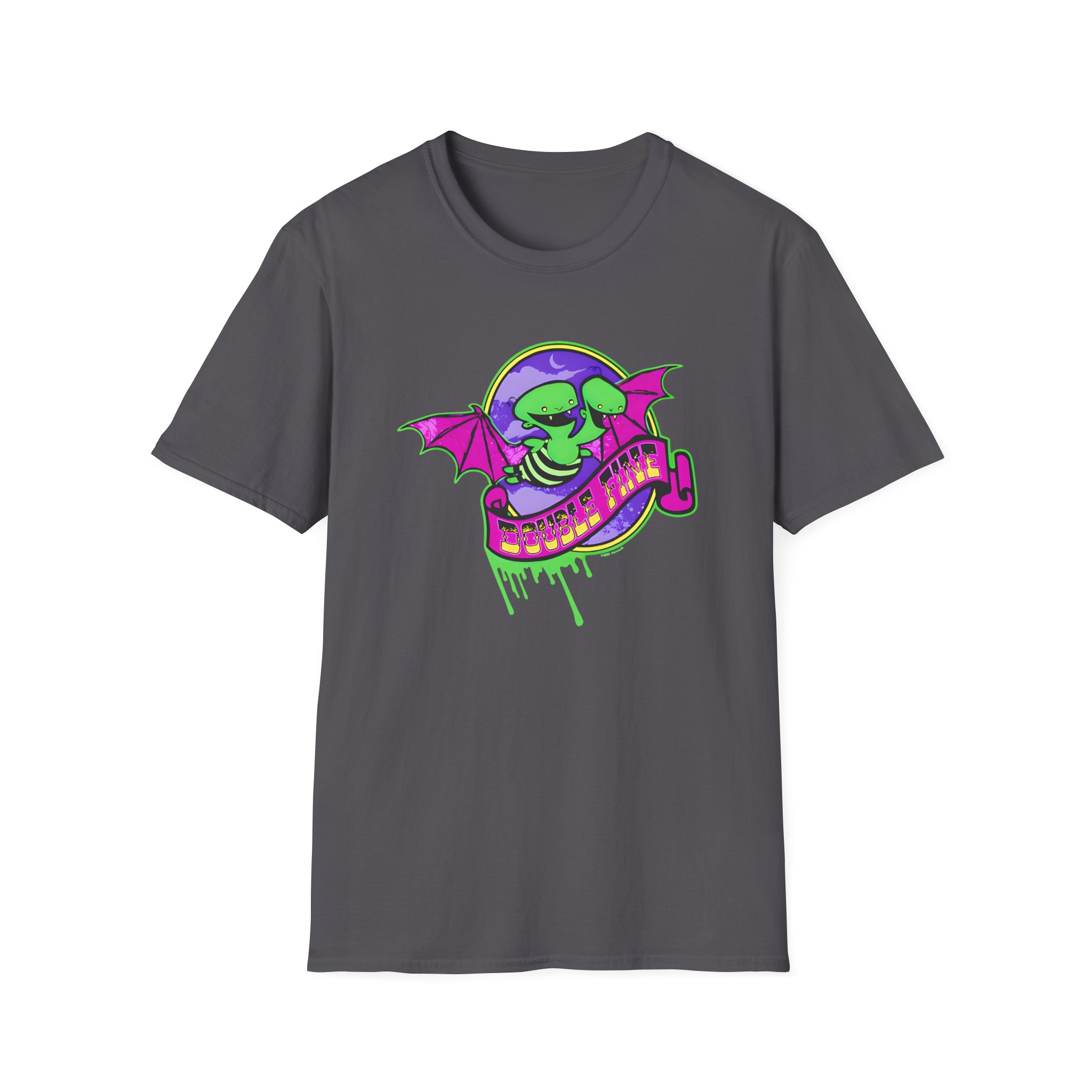 Double Fine Halloween Unisex Softstyle T-Shirt