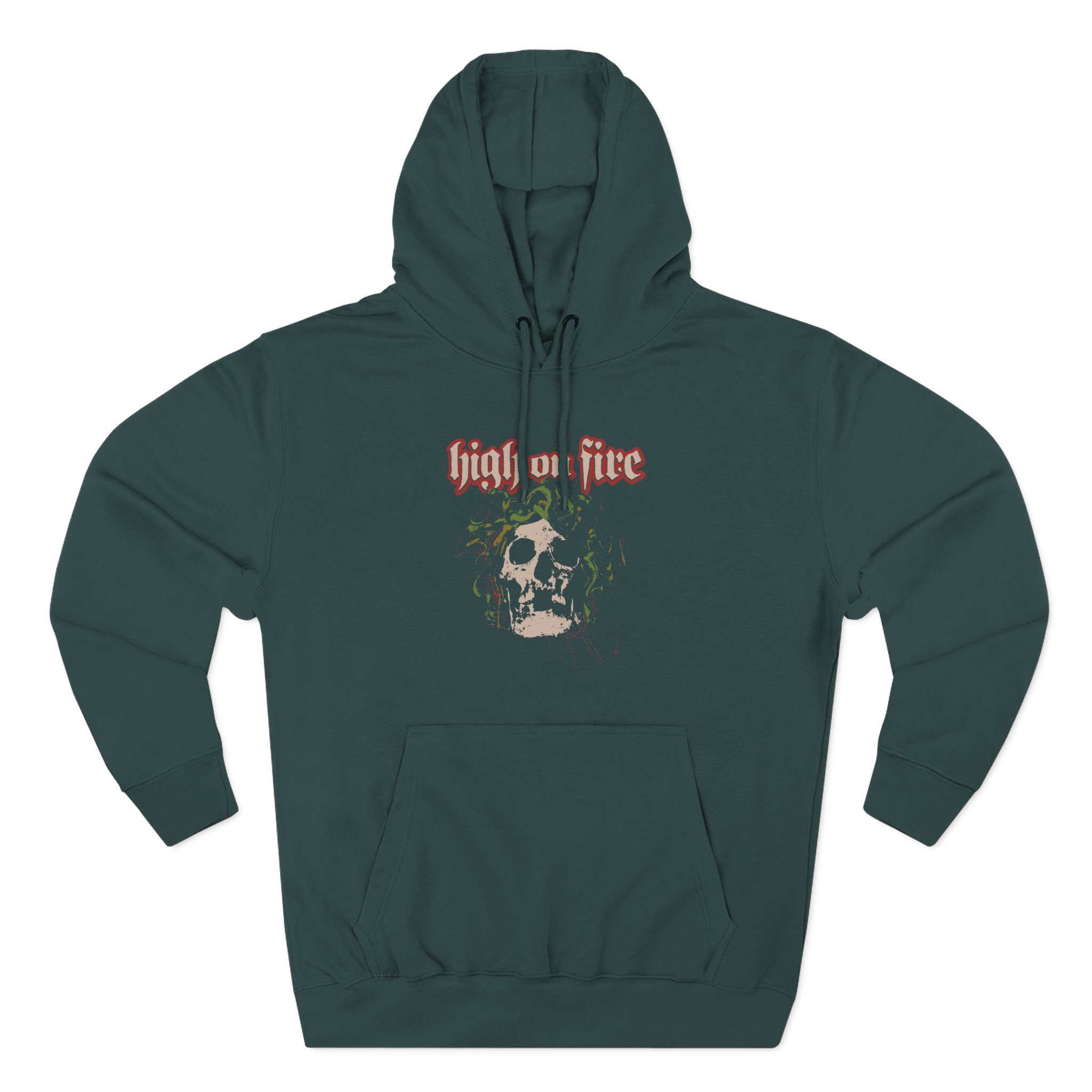 High on Fire Medusa Three-Panel Fleece Hoodie