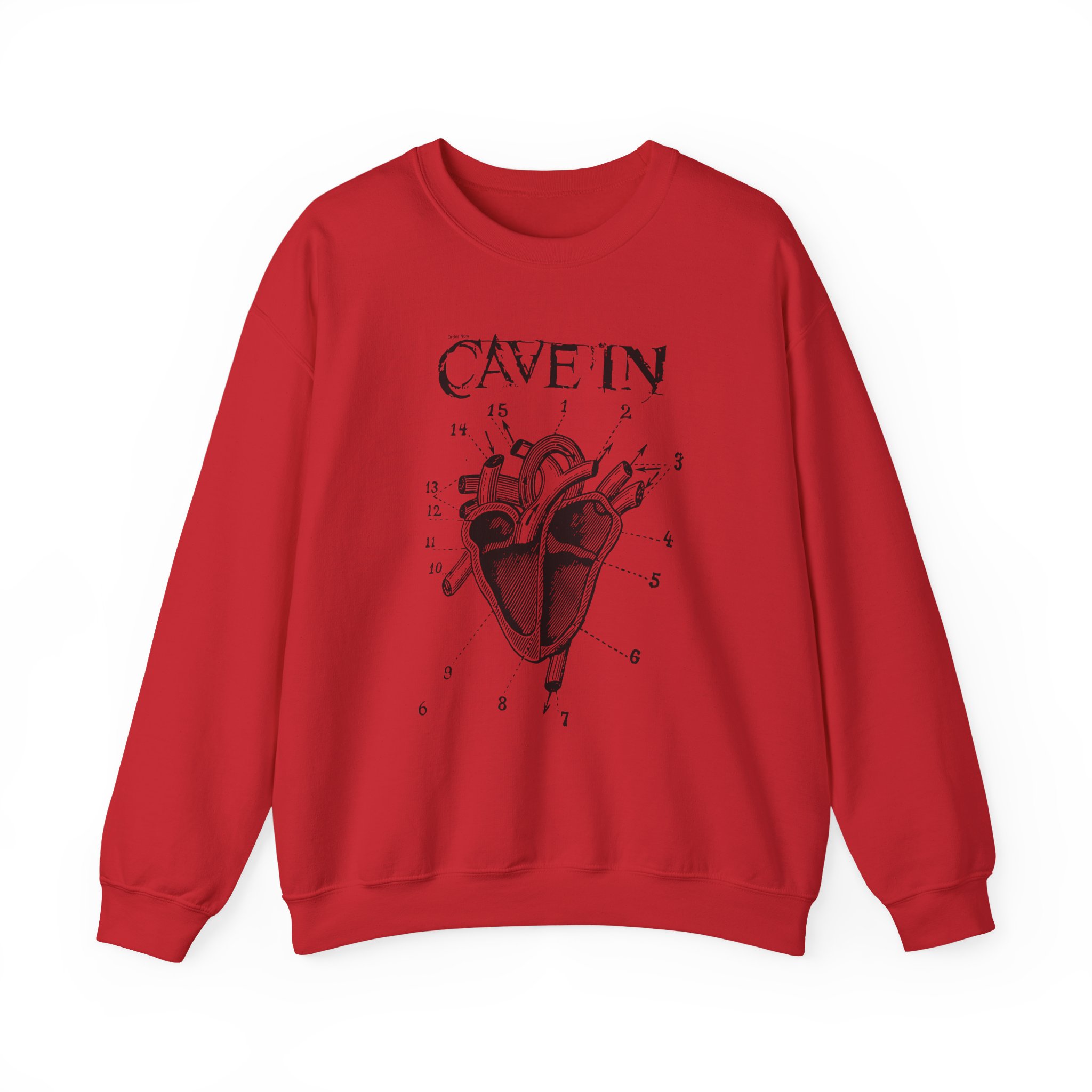 Cave in Classic Heart Unisex Heavy Blendâ„¢ Crewneck Sweatshirt