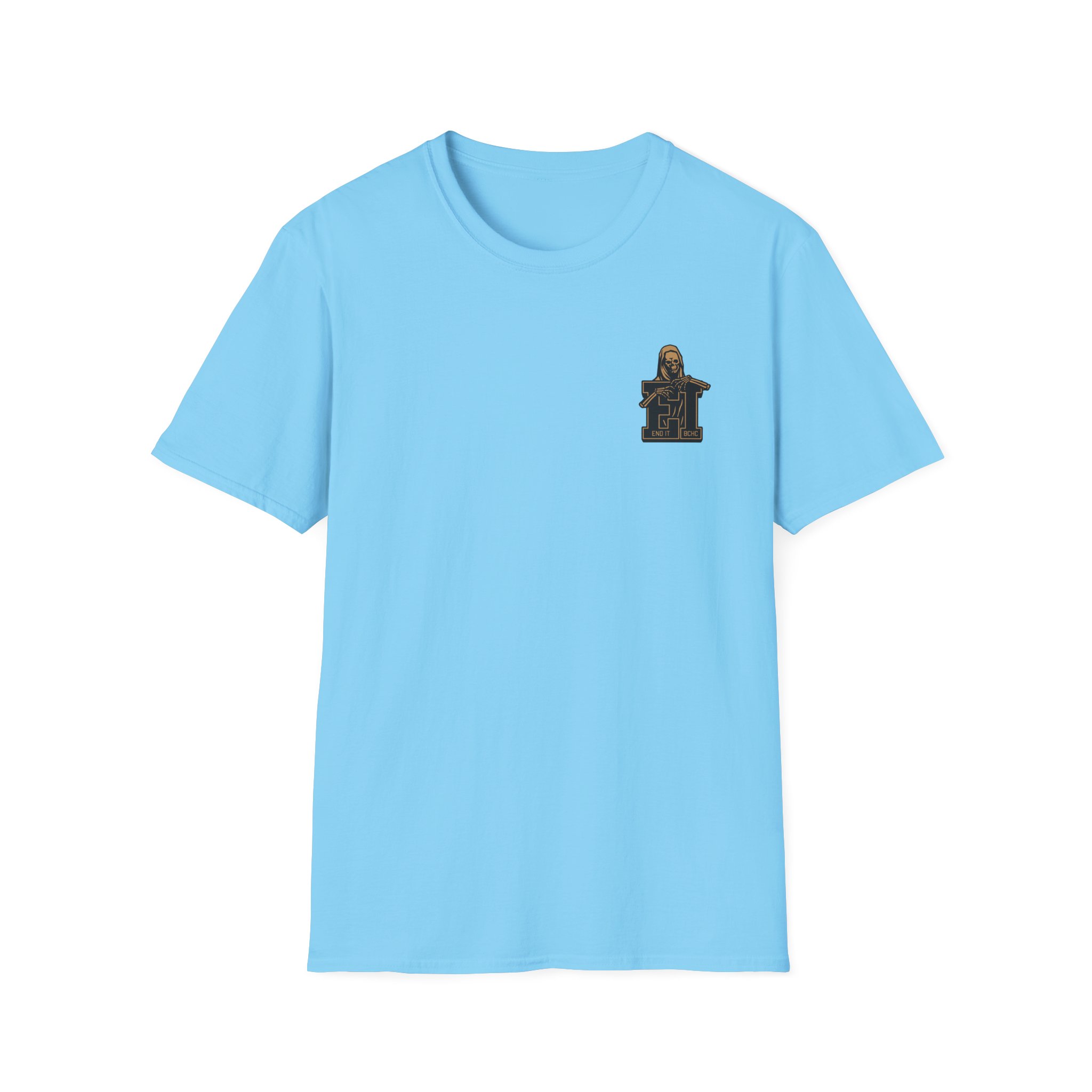 End It Bchc Reaper Emblem Unisex Softstyle T-Shirt