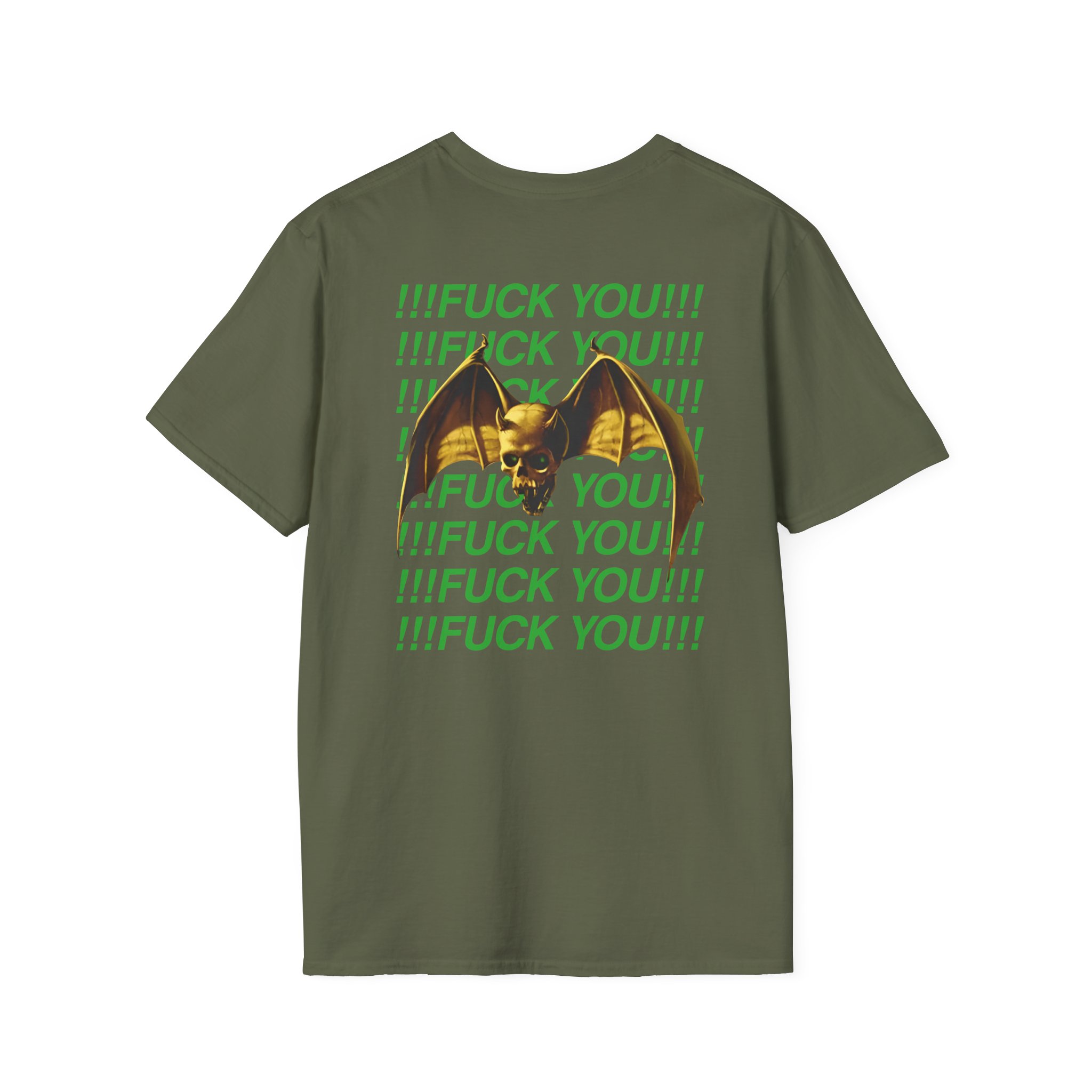 Overkill We Don't Care - Fuck You Unisex Softstyle T-Shirt