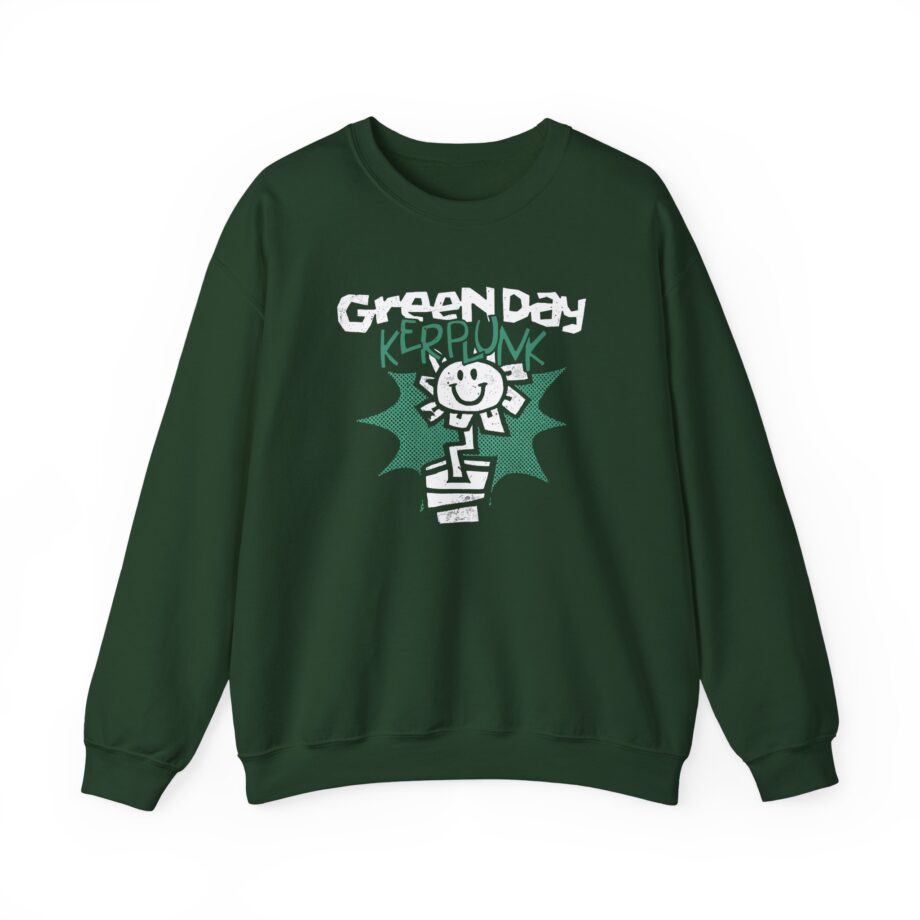 Green Day Kerplunk Vintage Flower Unisex Heavy Blend™ Crewneck Sweatshirt