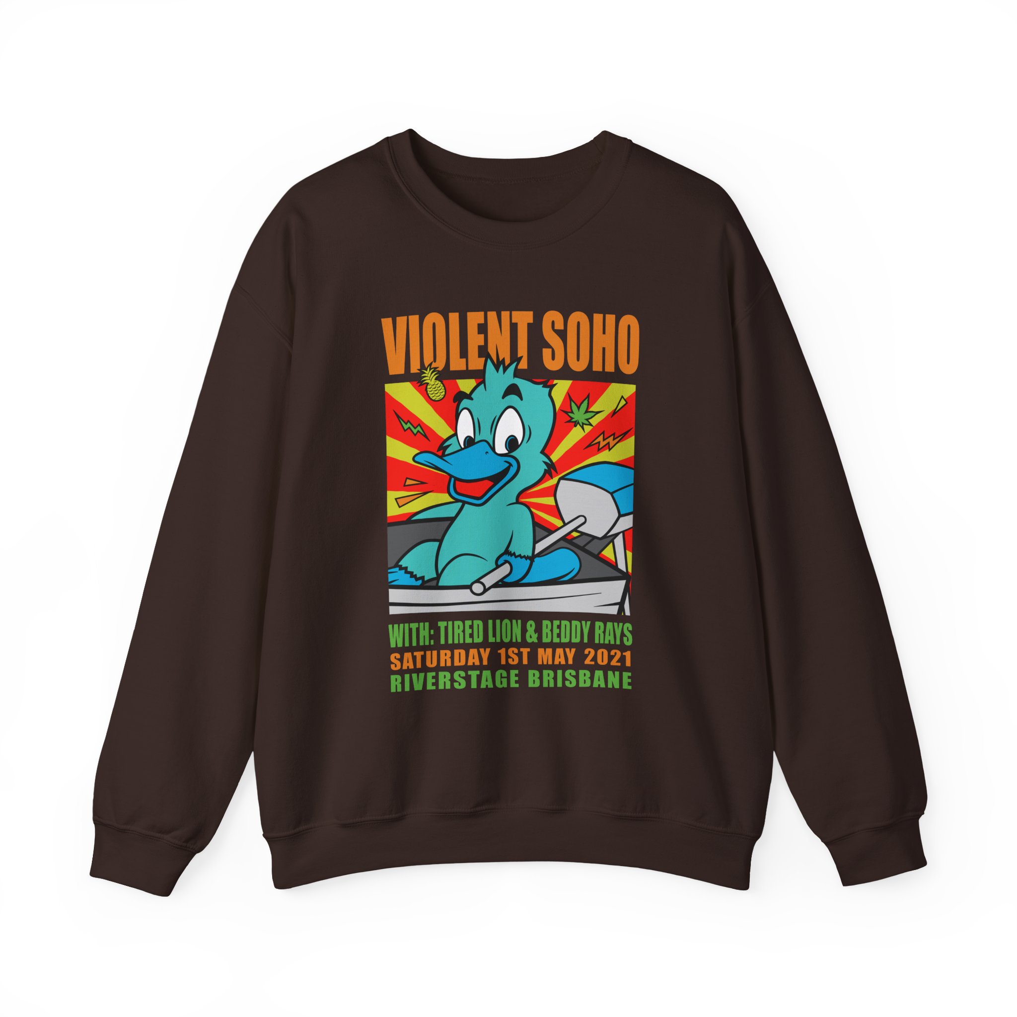 Violent Soho  Event Poster Unisex Heavy Blendâ„¢ Crewneck Sweatshirt