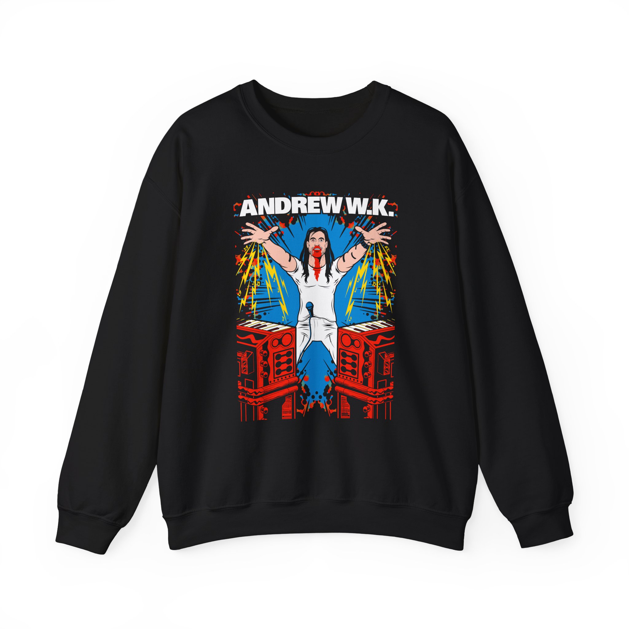 Andrew Wk Sorcery Unisex Heavy Blendâ„¢ Crewneck Sweatshirt