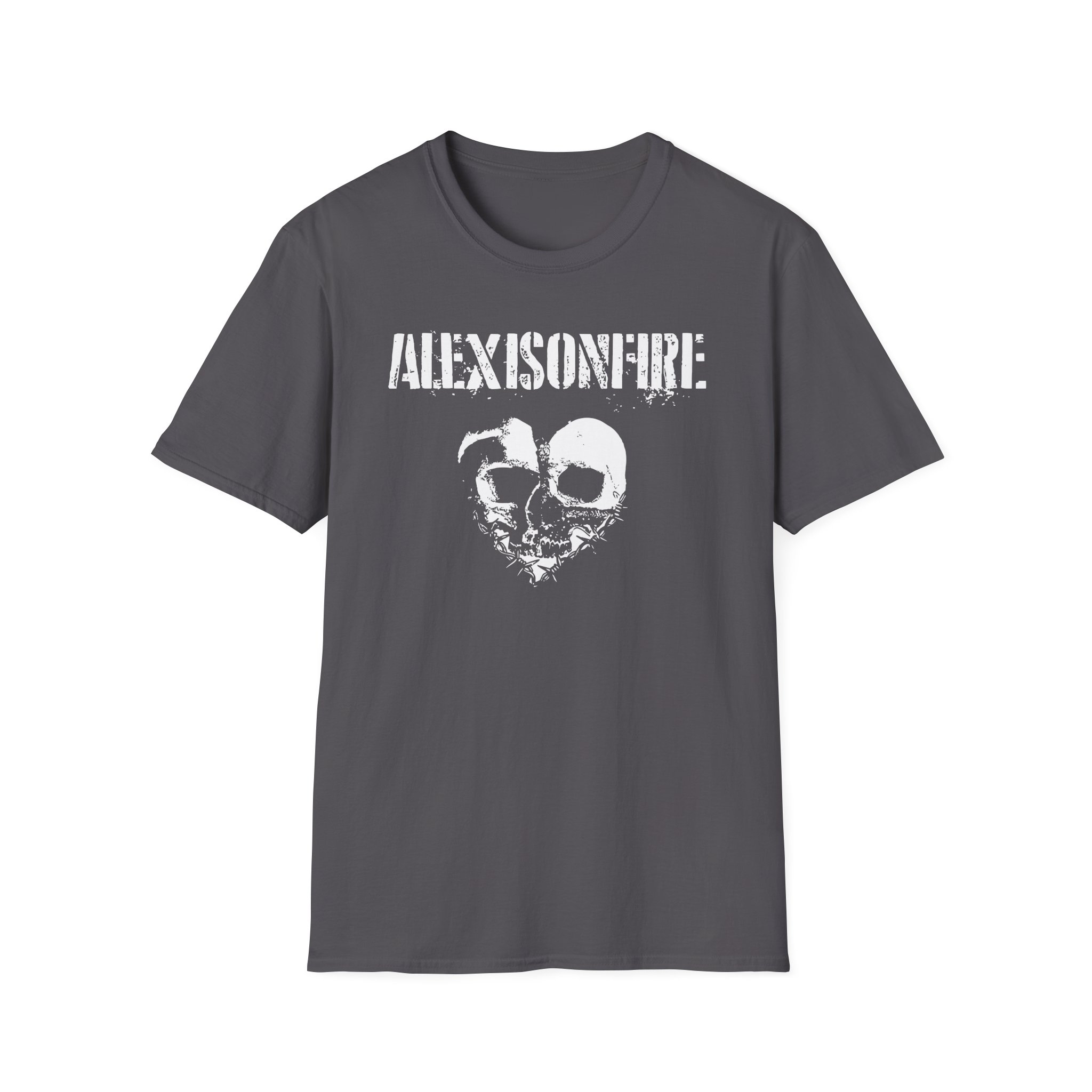 Alexisonfire Barbed Wire Heartskull Unisex Softstyle T-Shirt