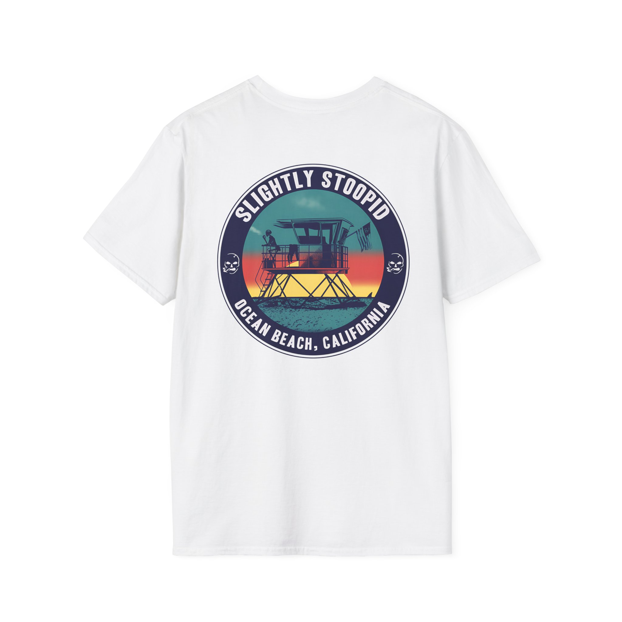 Slightly Stoopid Lifeguard Raglan Unisex Softstyle T-Shirt