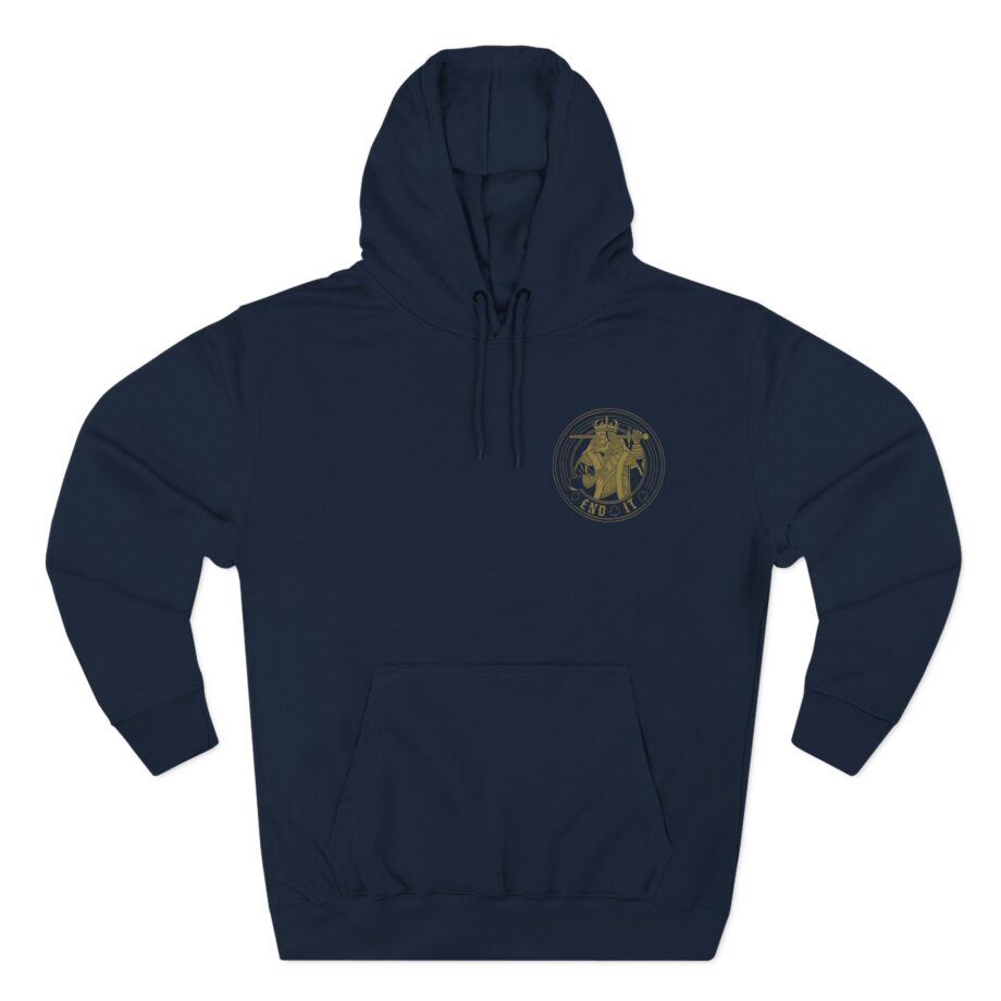 End It King Circle Three-Panel Fleece Hoodie