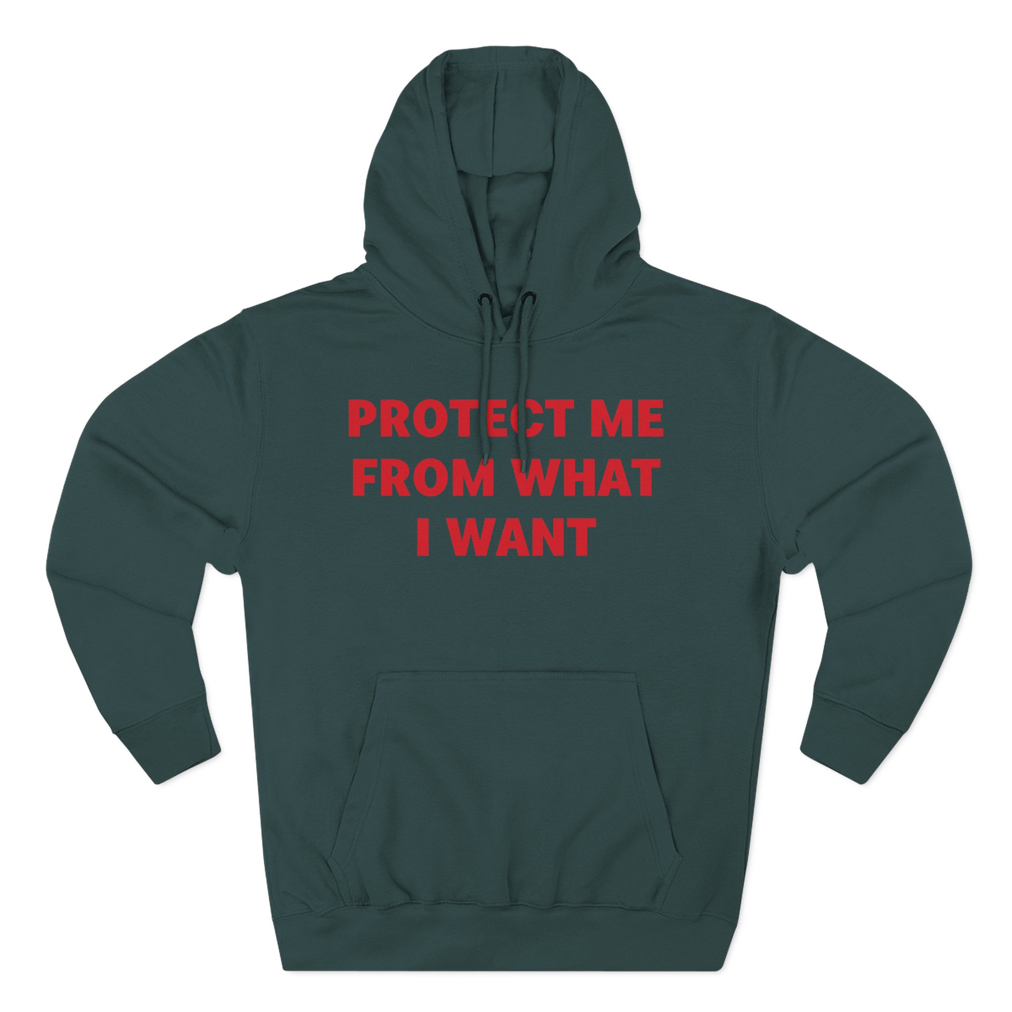 Jenny Holzer Protect Me From What I Want Three-Panel Fleece Hoodie