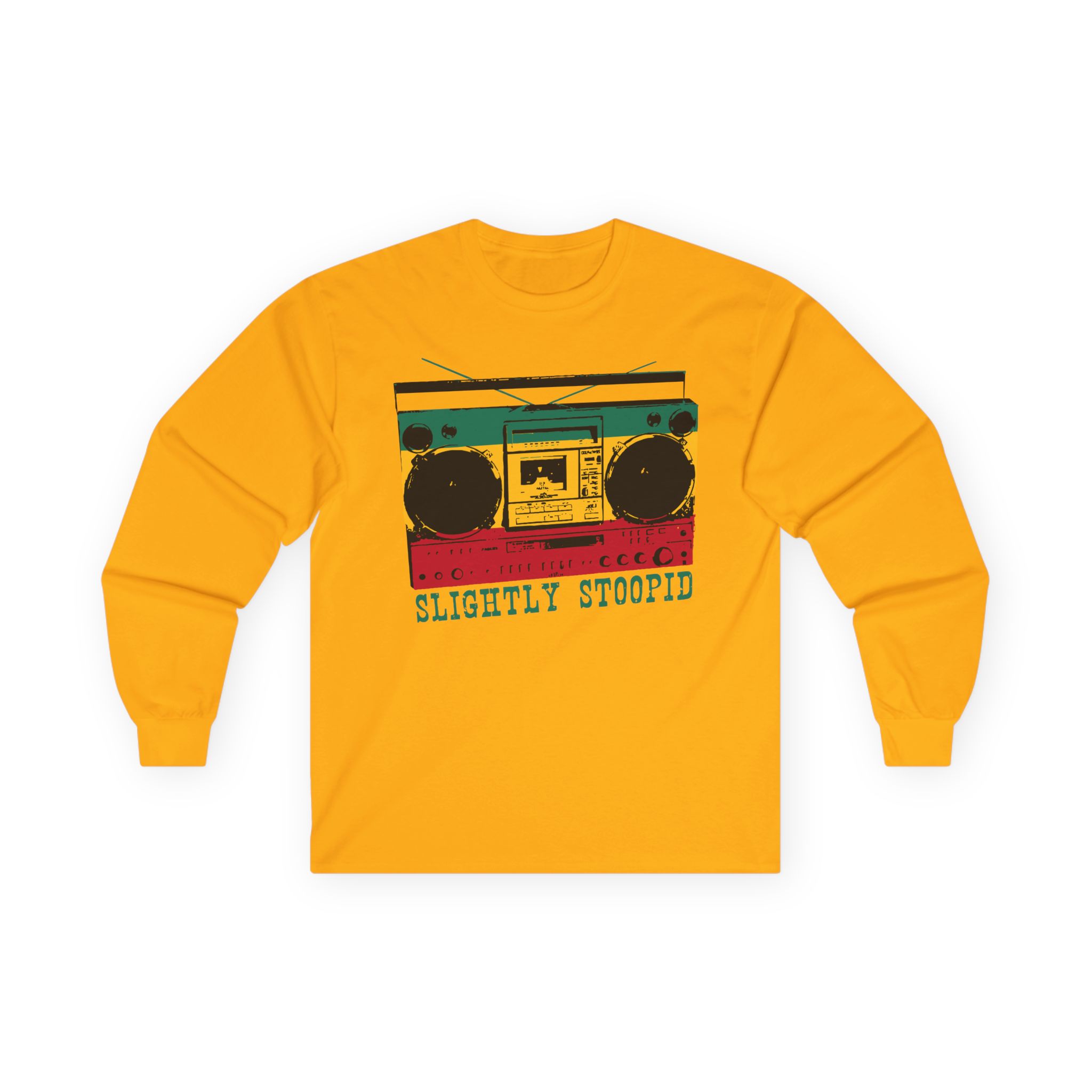 Slightly Stoopid Ghetto Blaster Raglan Unisex Ultra Cotton Long Sleeve Tee