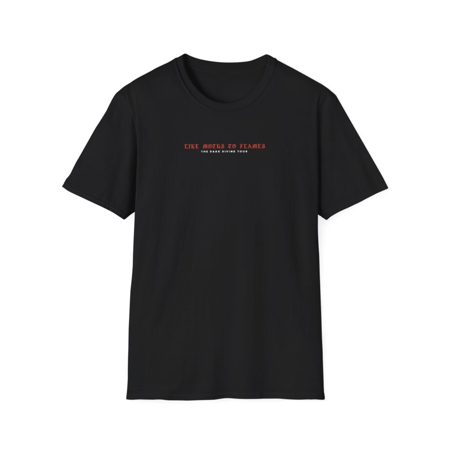Like Moths to Flames the Dark Divine Tour Unisex Softstyle T-Shirt