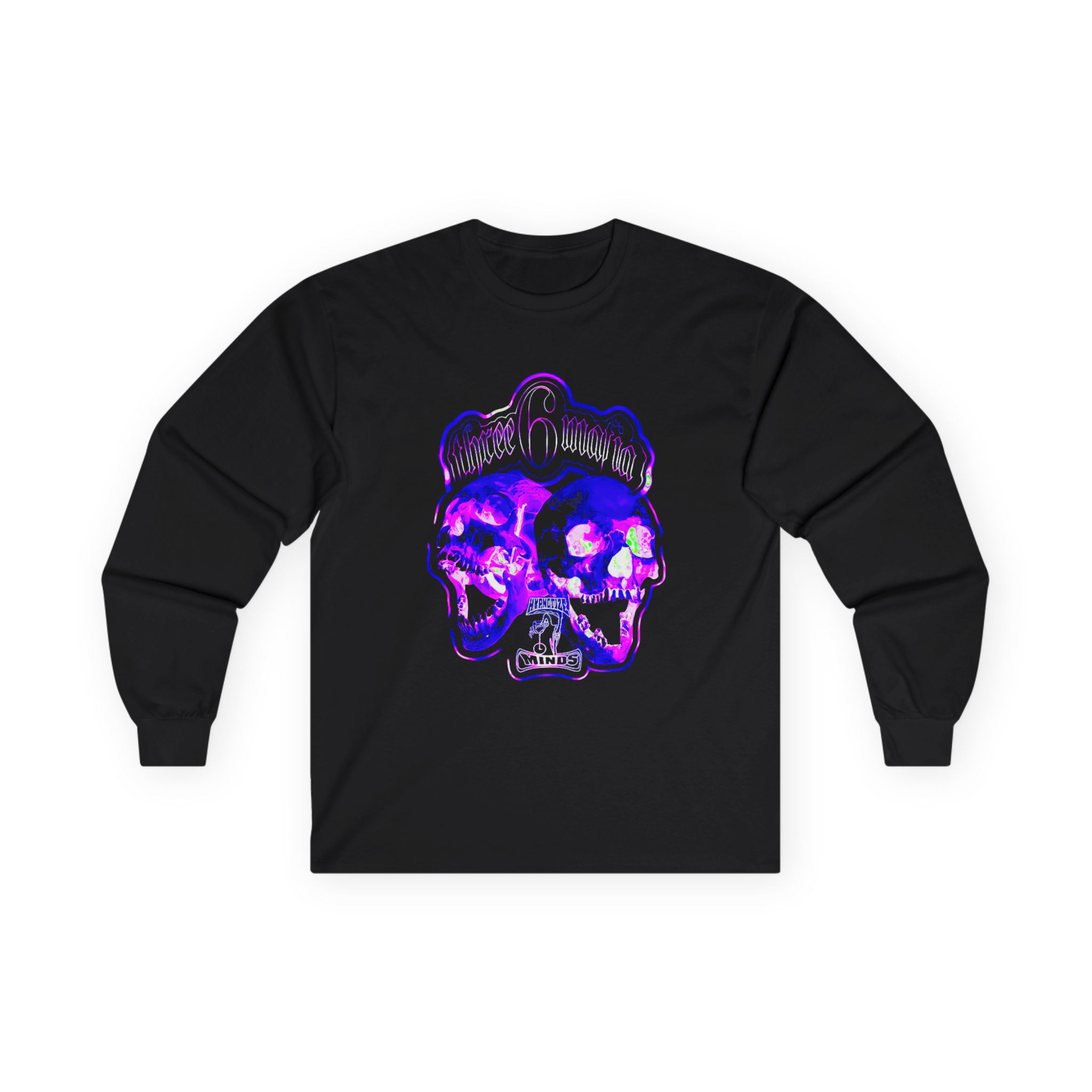 Three 6 Mafia Hard Hittaz Unisex Ultra Cotton Long Sleeve Tee