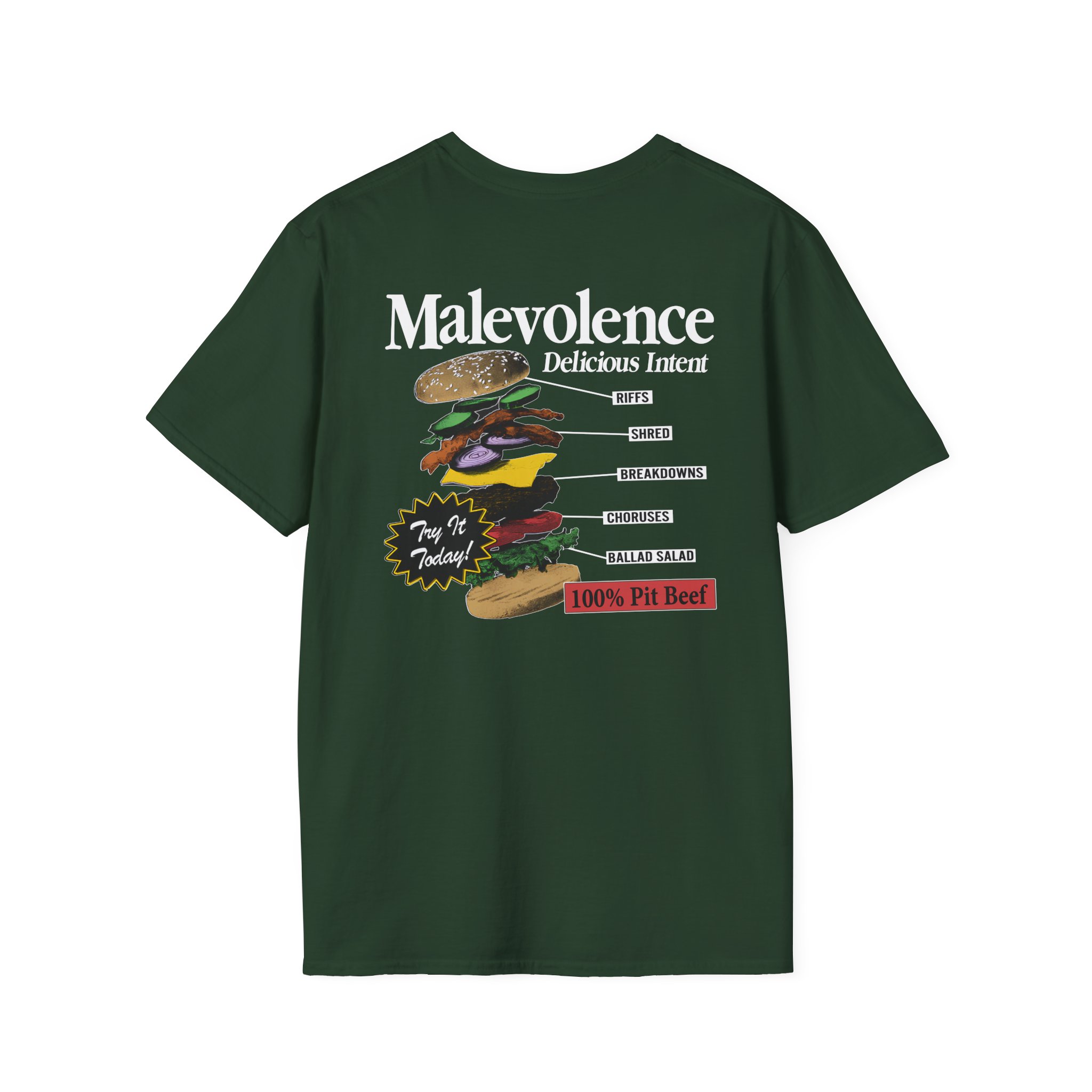 Malevolence Pit Beef Unisex Softstyle T-Shirt