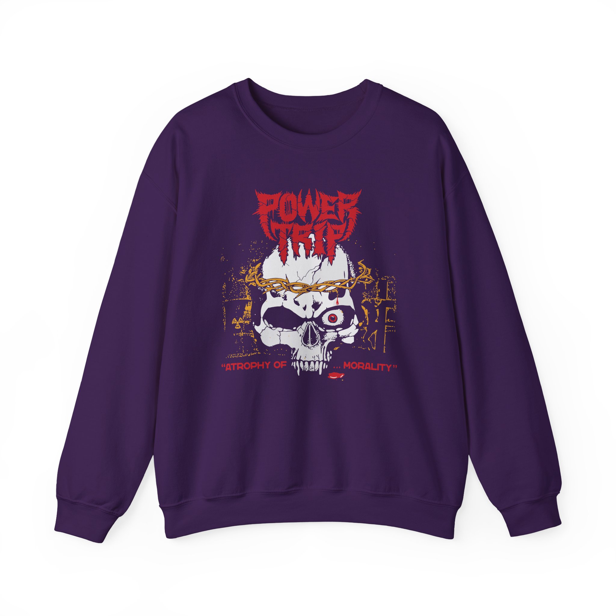 Power Trip Atrophy Unisex Heavy Blendâ„¢ Crewneck Sweatshirt