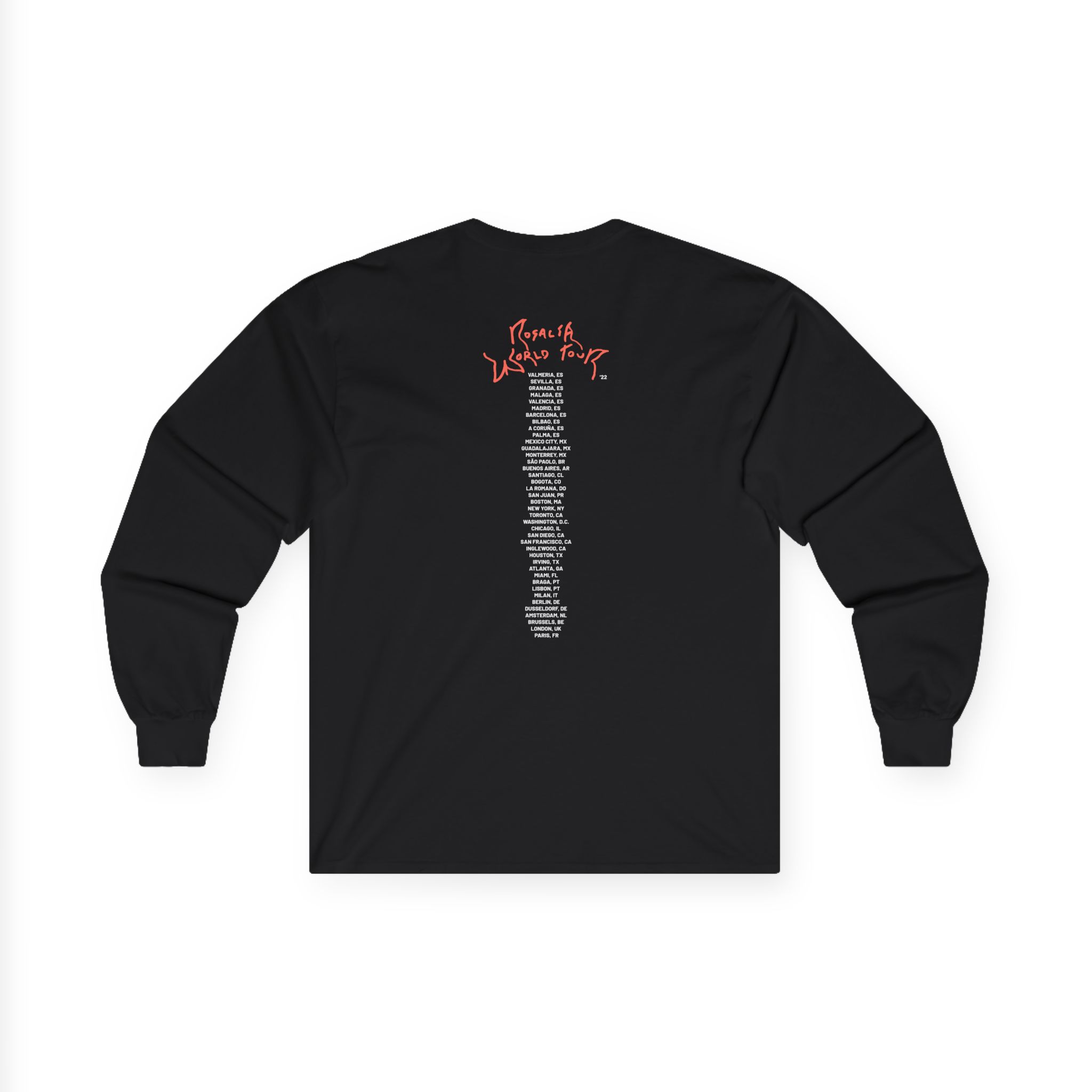 Rosalia World Tour Unisex Ultra Cotton Long Sleeve Tee