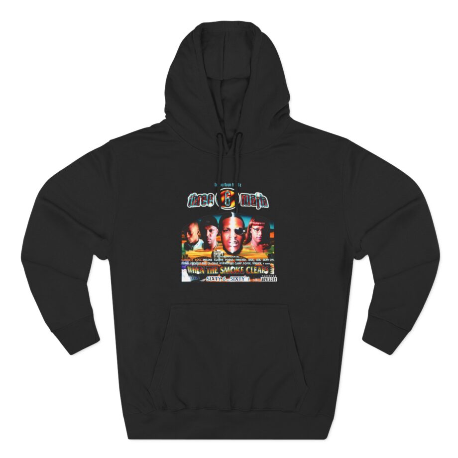 Three 6 Mafia When the Smoke Clears Three-Panel Fleece Hoodie