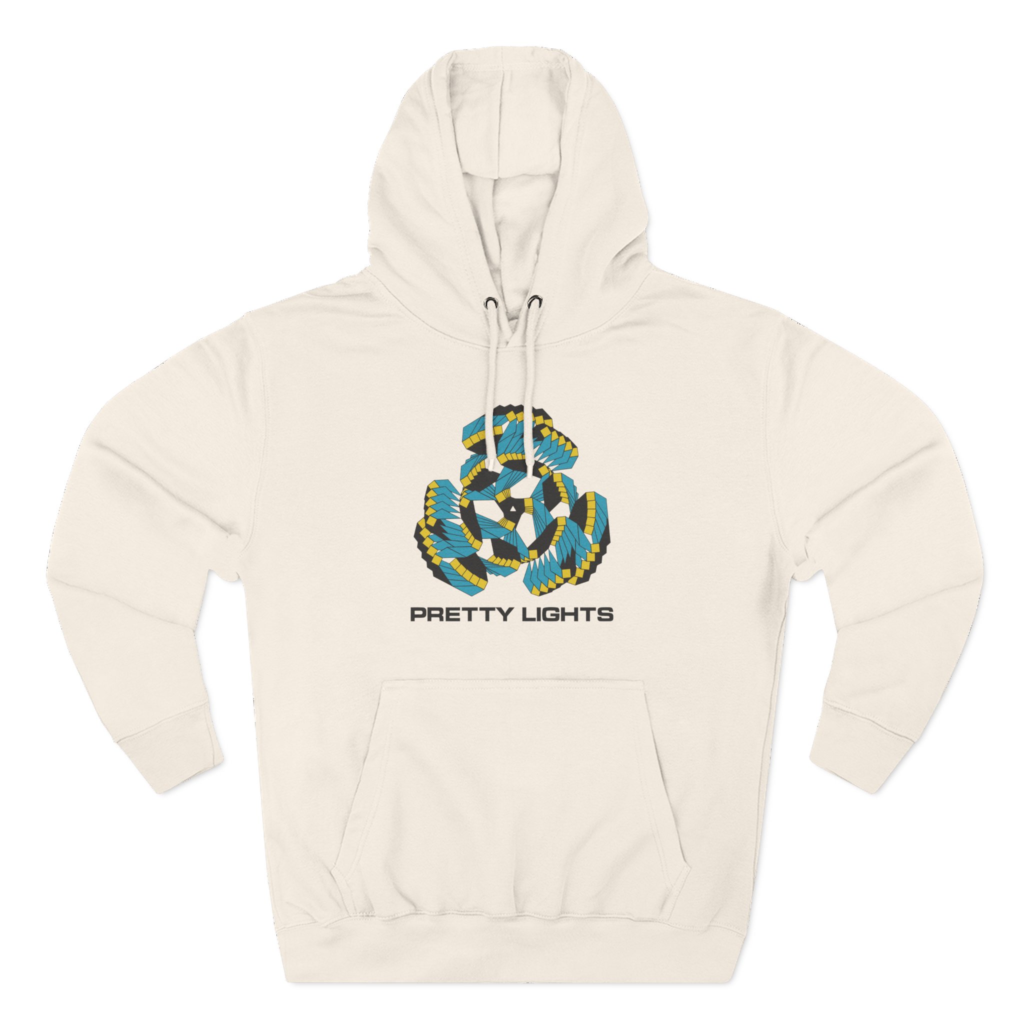 Pretty Lights Swirl Three-Panel Fleece Hoodie