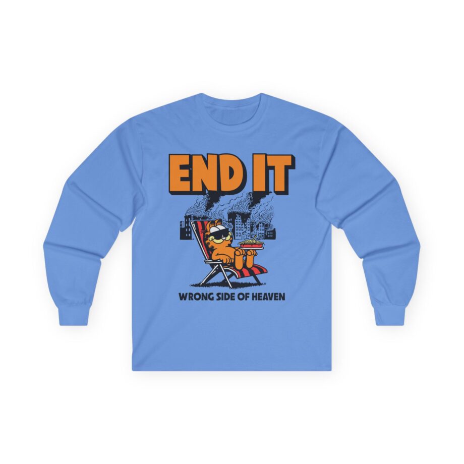 End It Garfield Unisex Ultra Cotton Long Sleeve Tee