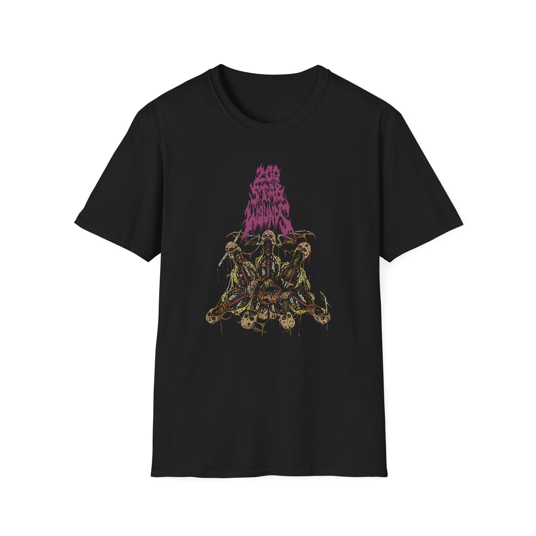 200 Stab Wounds Wing Skulls Unisex Softstyle T-Shirt