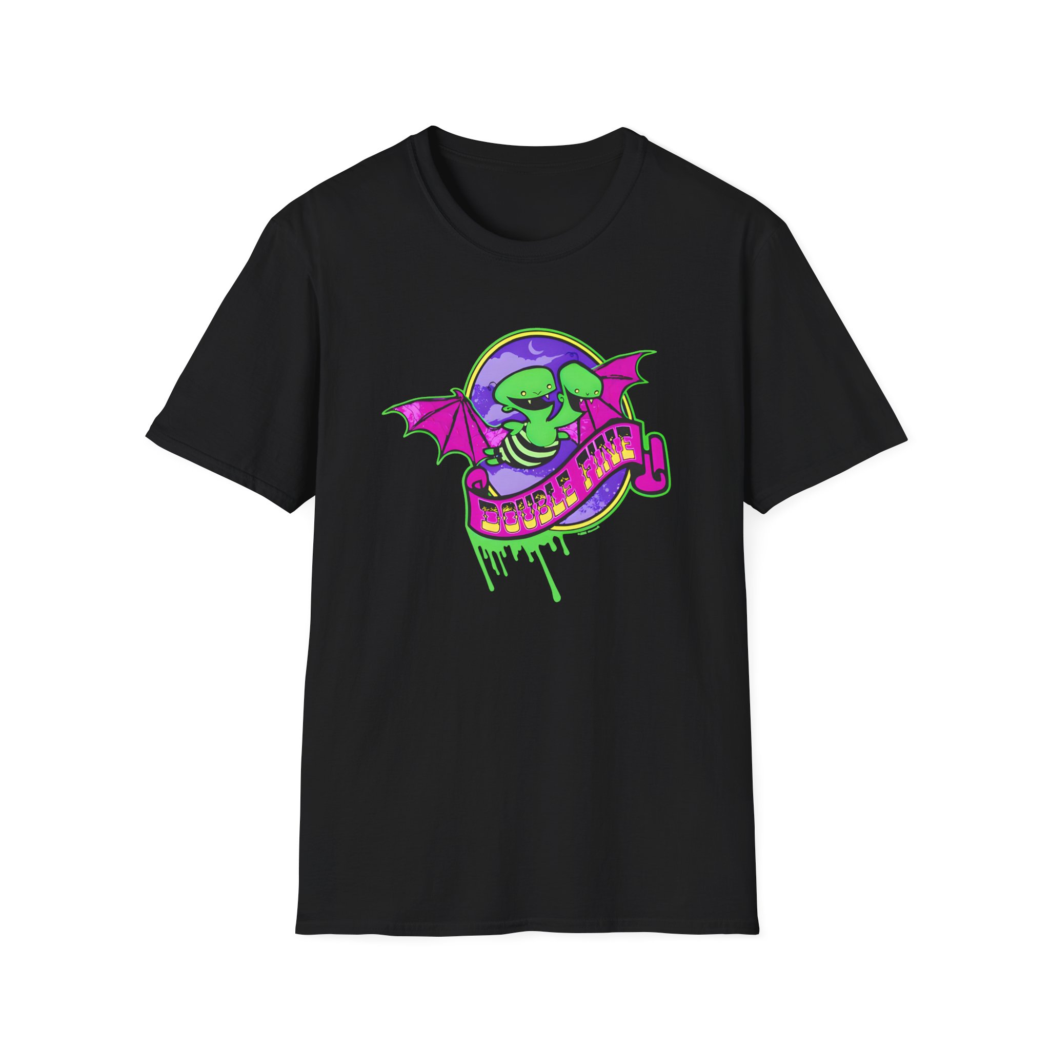 Double Fine Halloween Unisex Softstyle T-Shirt