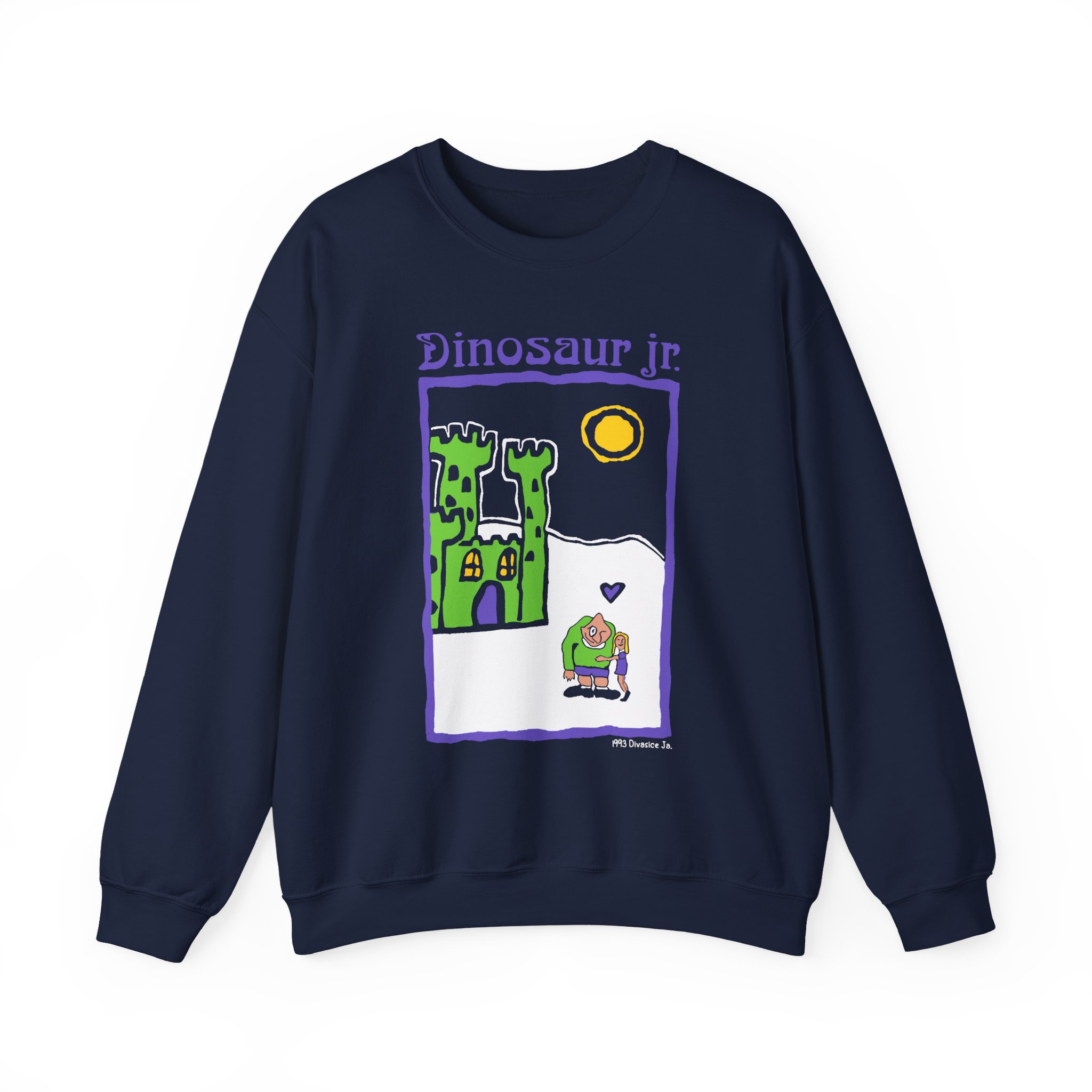 Dinosaur Jr Castle Unisex Heavy Blendâ„¢ Crewneck Sweatshirt
