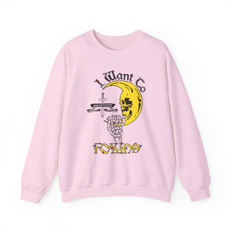 Foxing Draw Down Unisex Heavy Blend™ Crewneck Sweatshirt