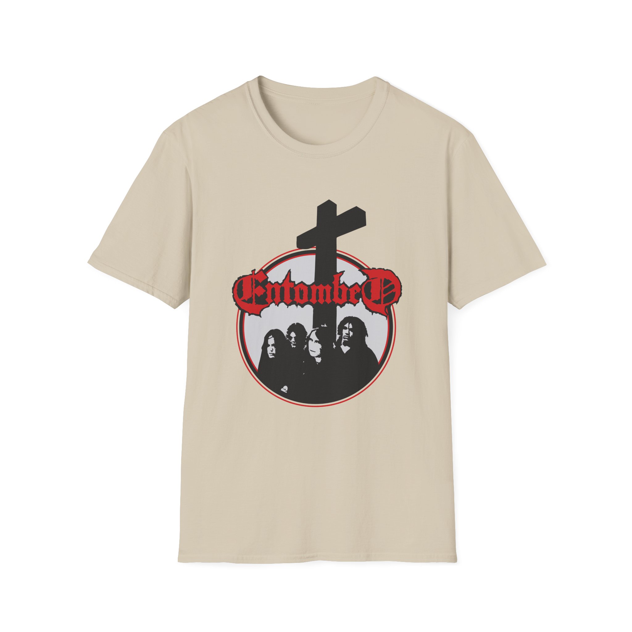 Entombed 3/4 Baseball Left Hand Unisex Softstyle T-Shirt