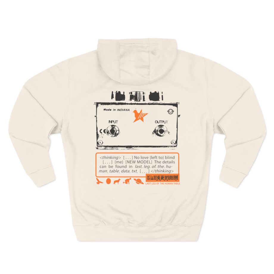 Cloakroom Three-Panel Fleece Hoodie