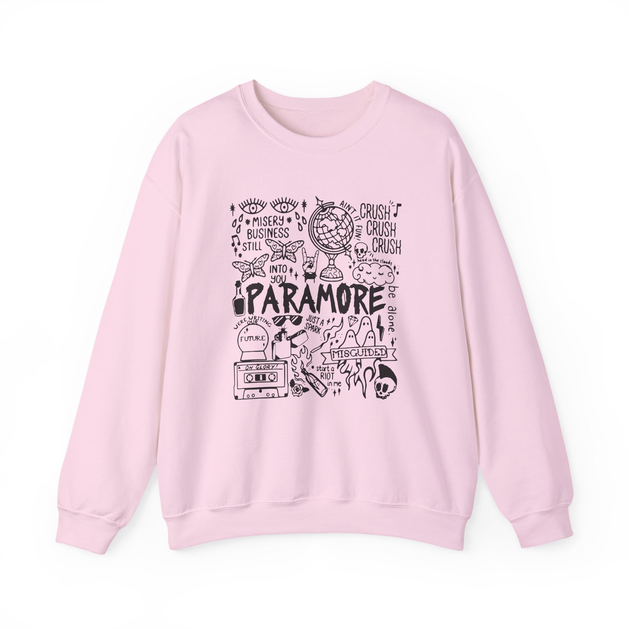 Hayley Willians Camiseta Paramore Emo Rock Unisex Heavy Blendâ„¢ Crewneck Sweatshirt