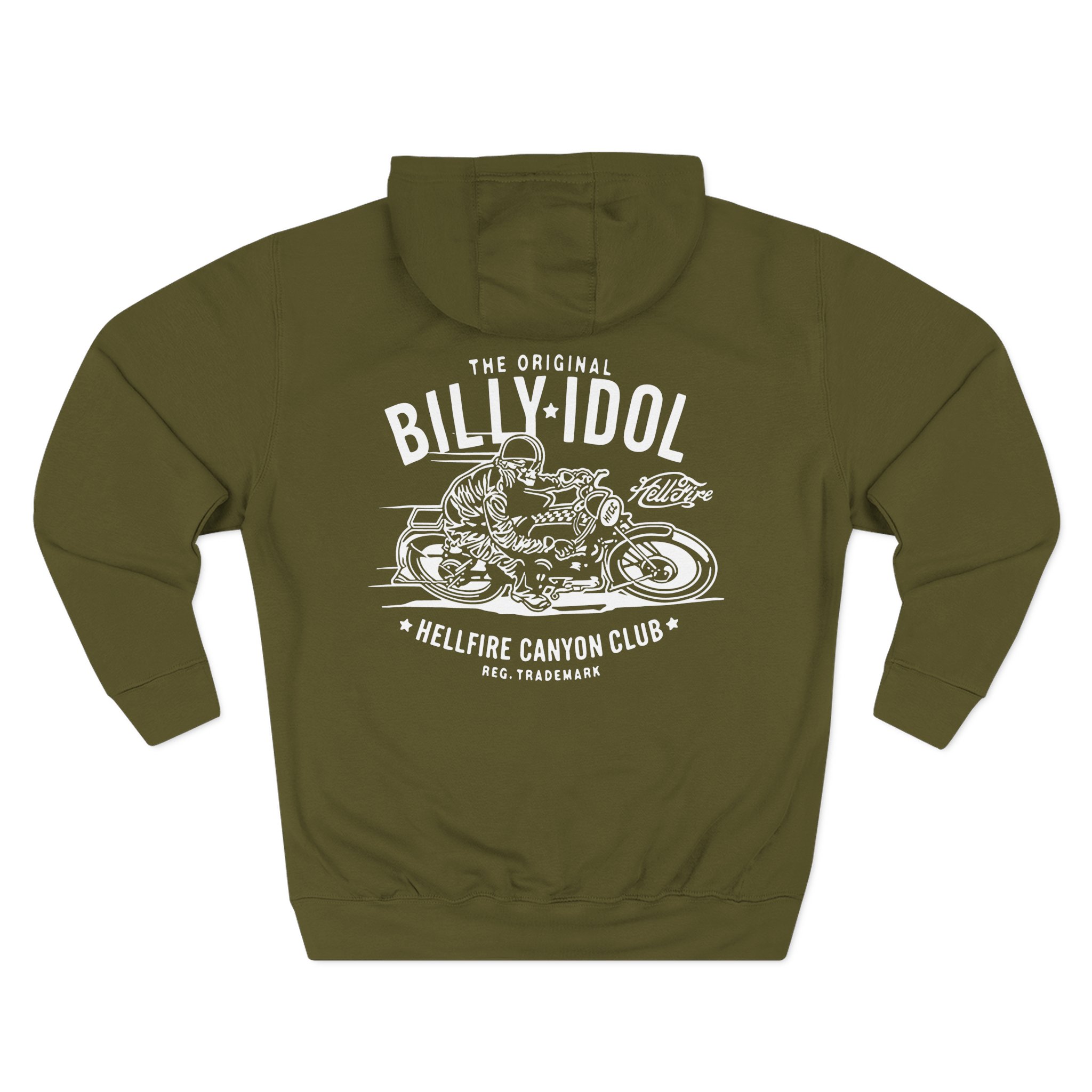 Billy Idol the Original Hellfire Canyon Club Three-Panel Fleece Hoodie