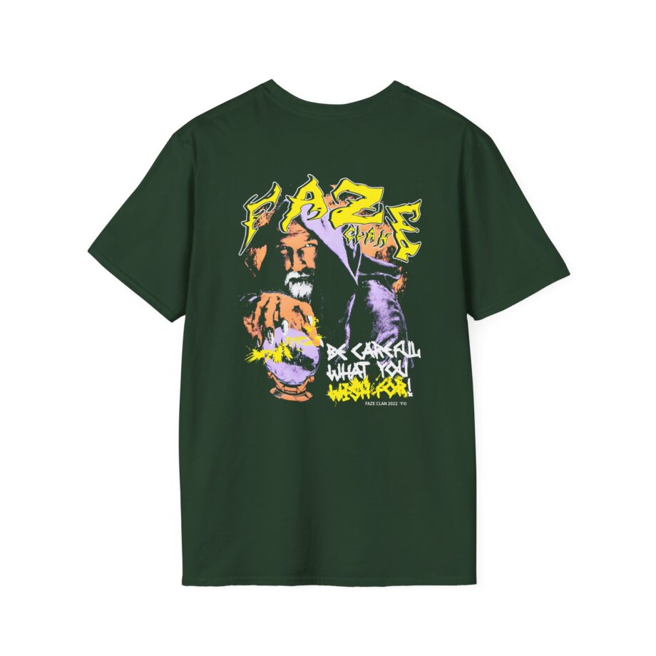 Faze Clan Be Careful What You Wish for Wizard Unisex Softstyle T-Shirt