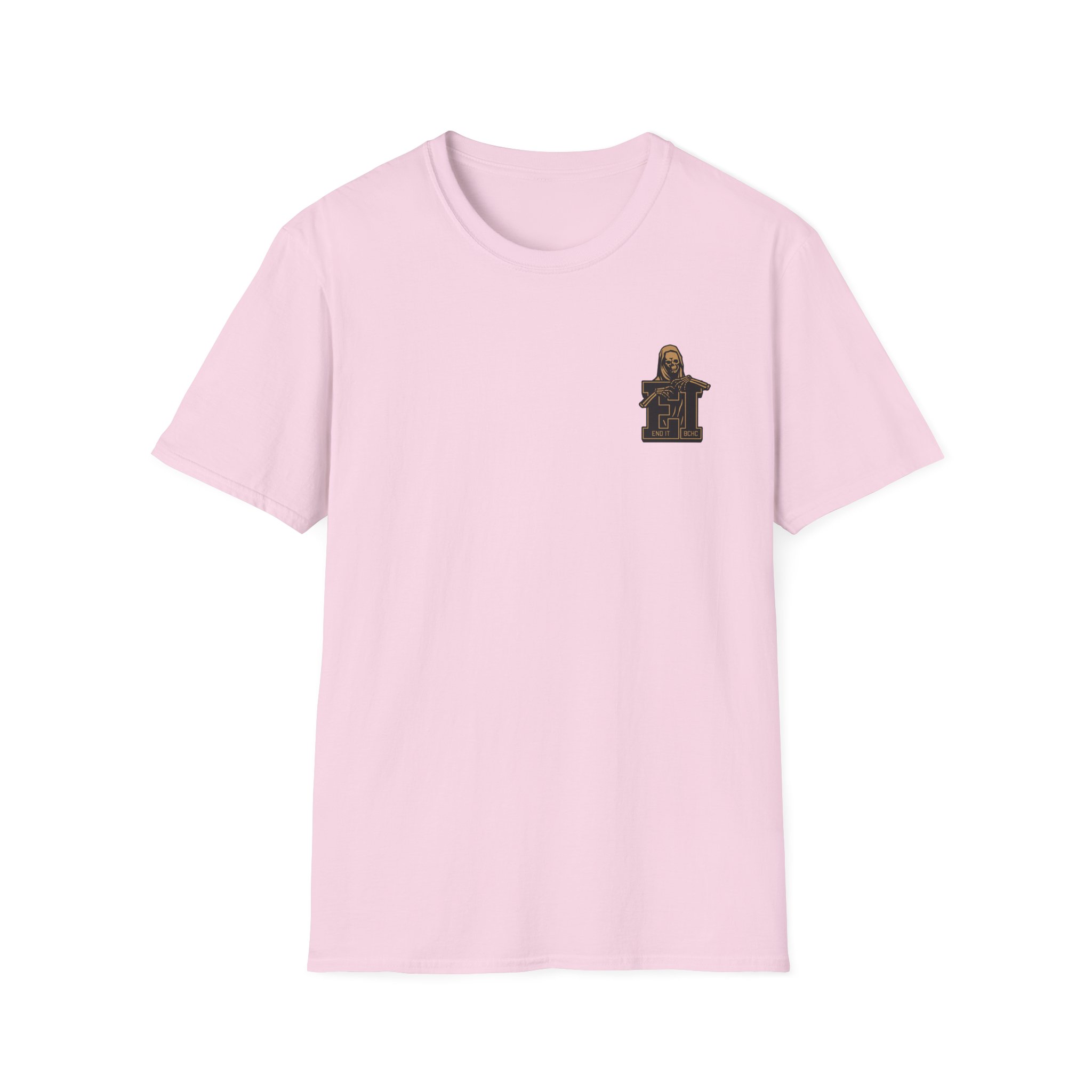 End It Bchc Reaper Emblem Unisex Softstyle T-Shirt