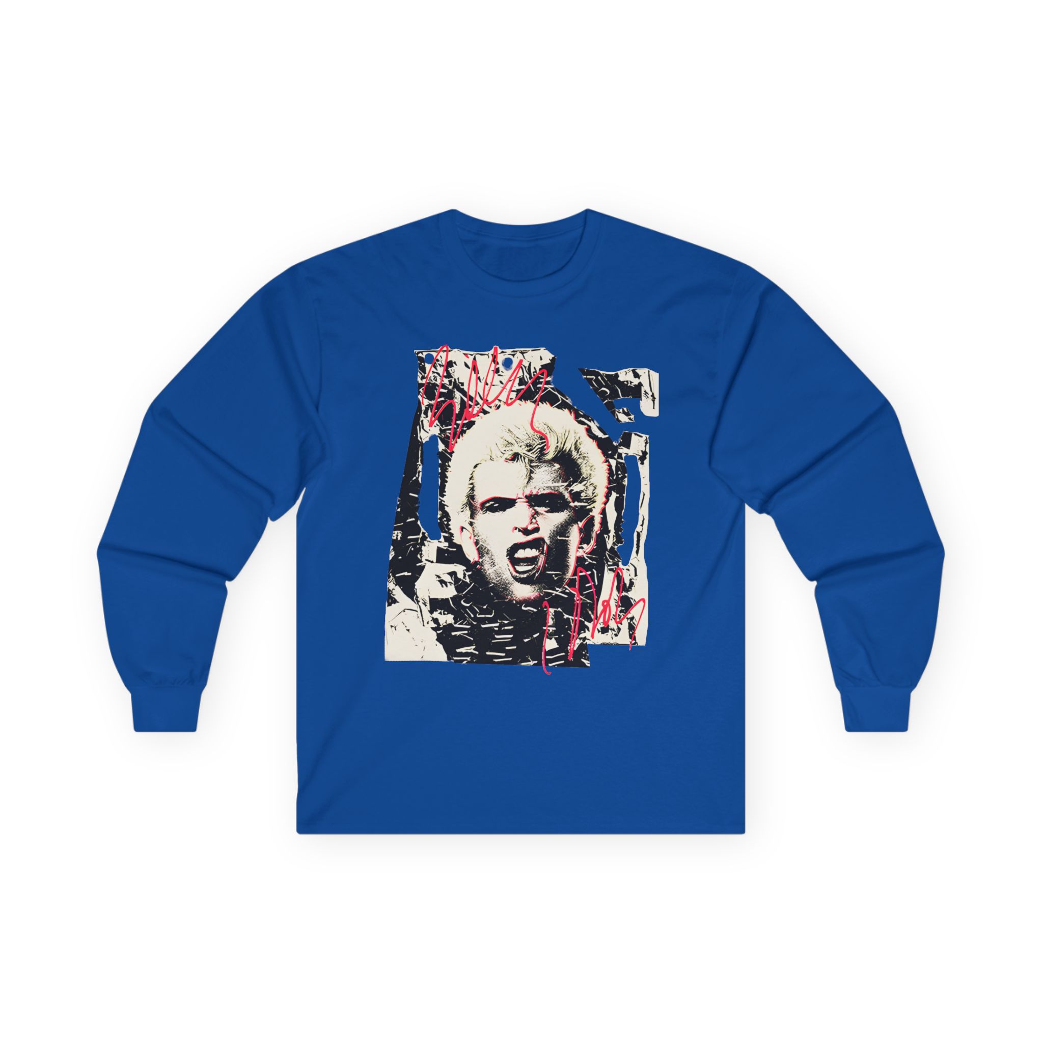 Billy Idol Shattered Photo Unisex Ultra Cotton Long Sleeve Tee