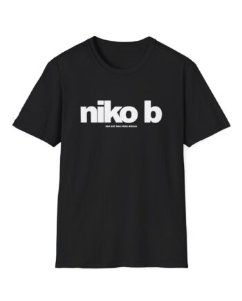 Niko B Dog Eat Dog Food World Unisex Softstyle T-shirt