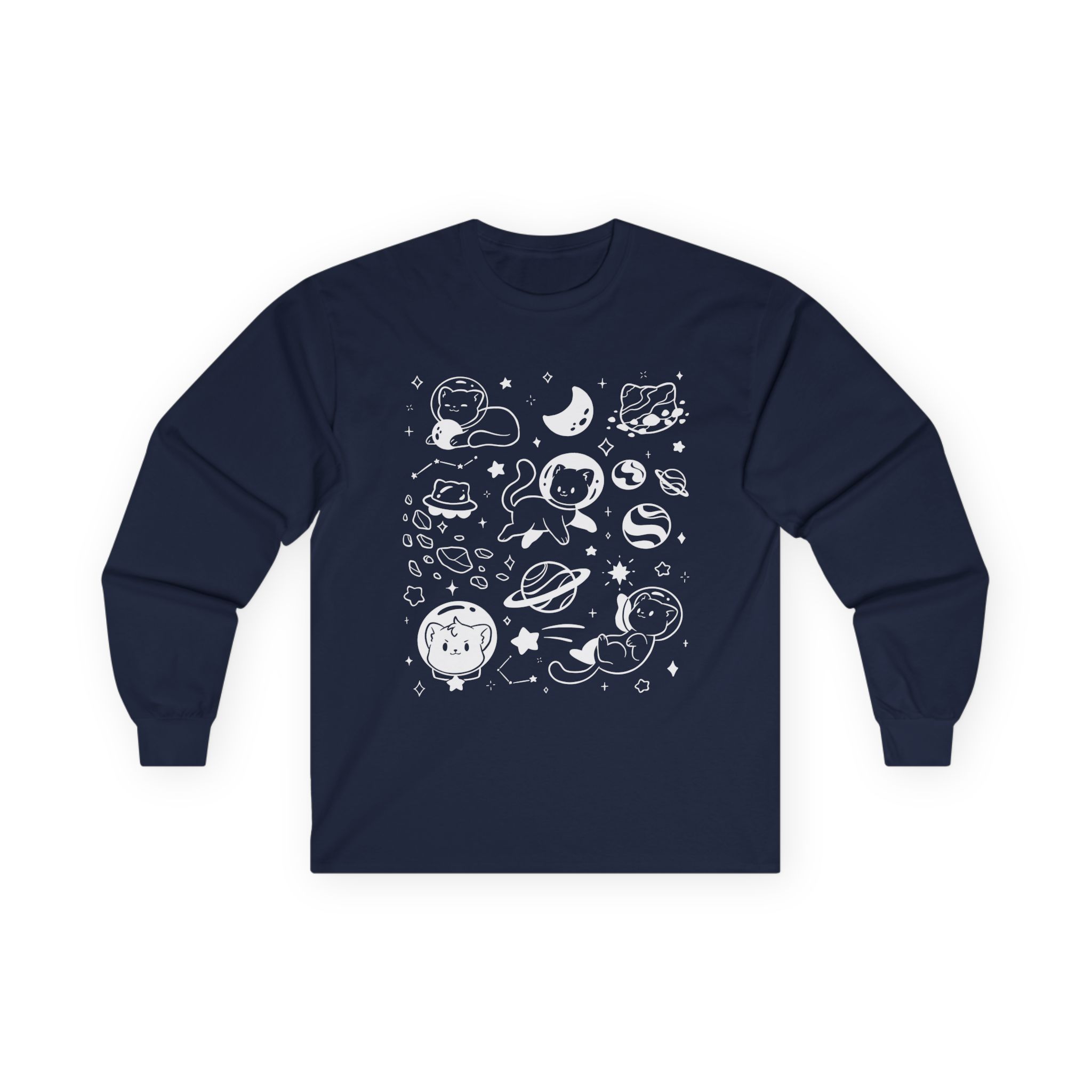 Shubble Space Cats Unisex Ultra Cotton Long Sleeve Tee
