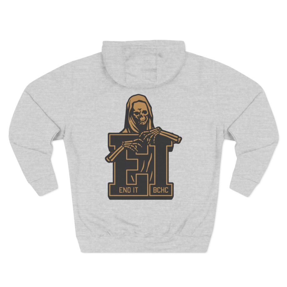End It Bchc Reaper Emblem Three-Panel Fleece Hoodie