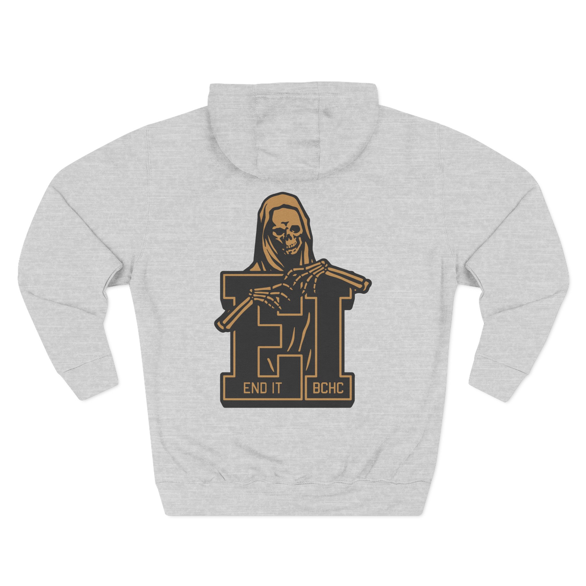 End It Bchc Reaper Emblem Three-Panel Fleece Hoodie