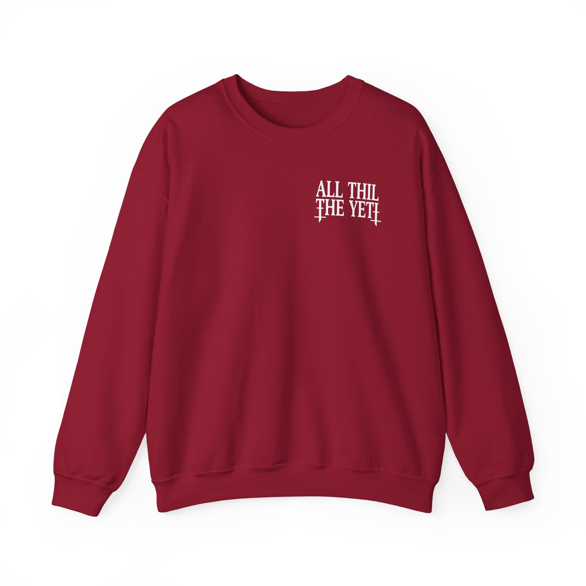 All Hail the Yeti Logo Unisex Heavy Blendâ„¢ Crewneck Sweatshirt