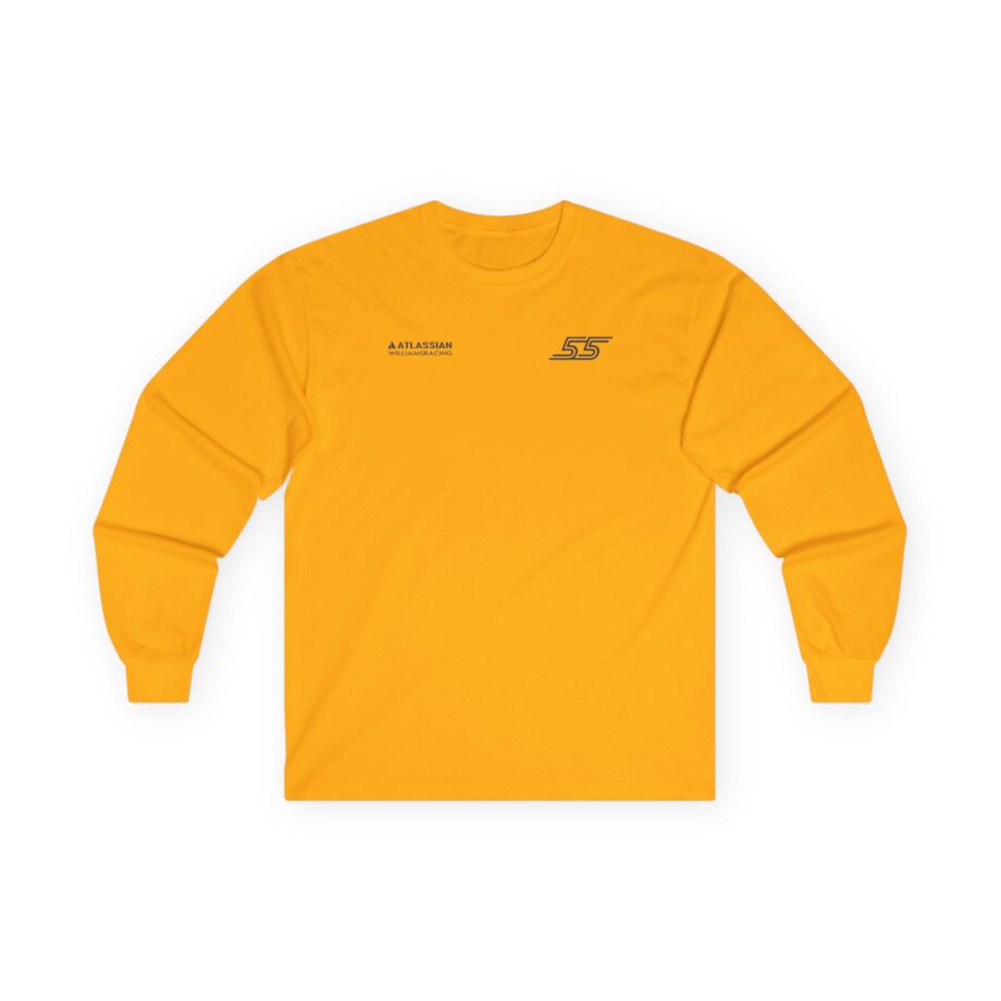Carlos Sainz Atlassian Williams Racing Unisex Ultra Cotton Long Sleeve Tee